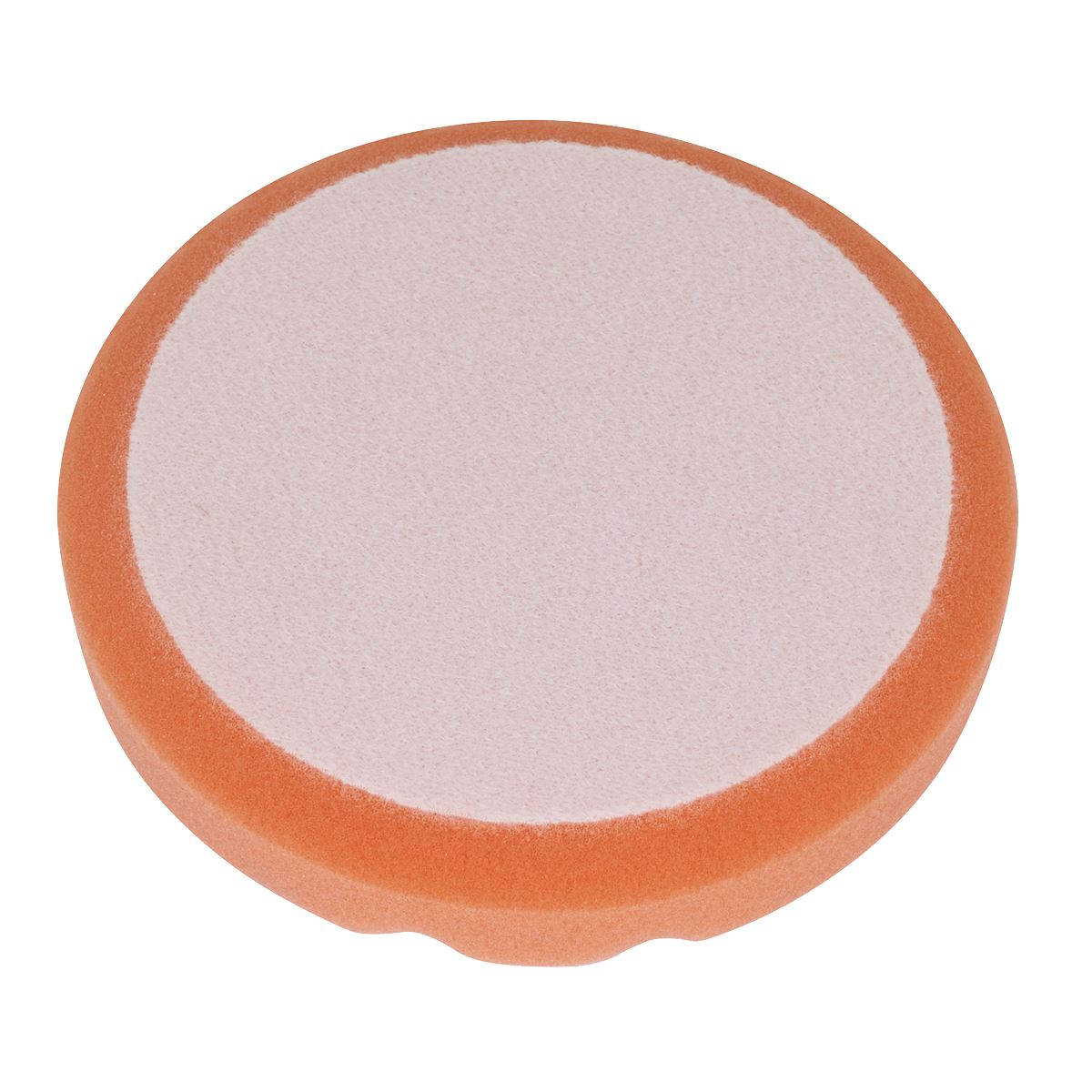 Sealey Buffing & Polishing Foam Head Hook & Loop Ø150 x 25mm Orange/Firm