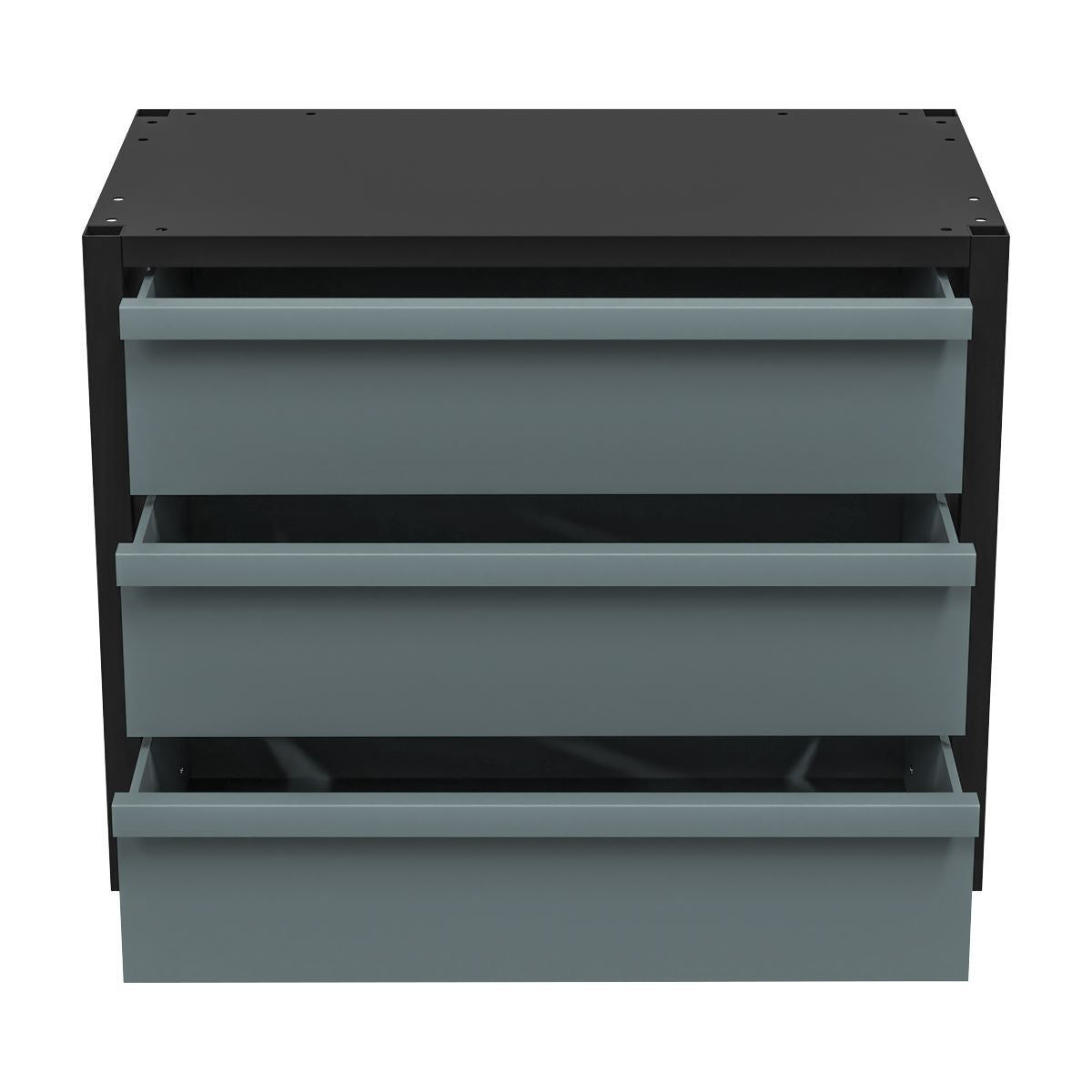 Sealey Modular Racking Mid Unit 3 Drawers 580mm  White Rose Tools