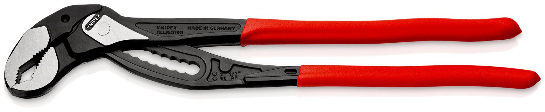 KNIPEX Alligator XL Water Pump Pliers 400mm Plastic Coated Handles Non Slip 88 01 400