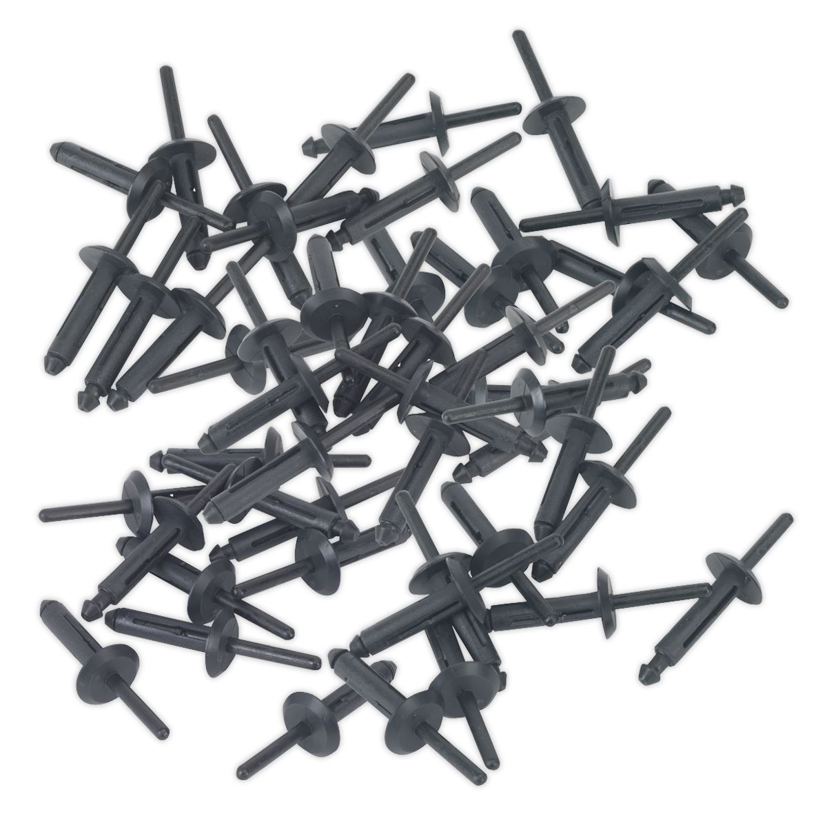 Sealey Plastic Rivet Ø6.3 x 25.2mm Pack of 50