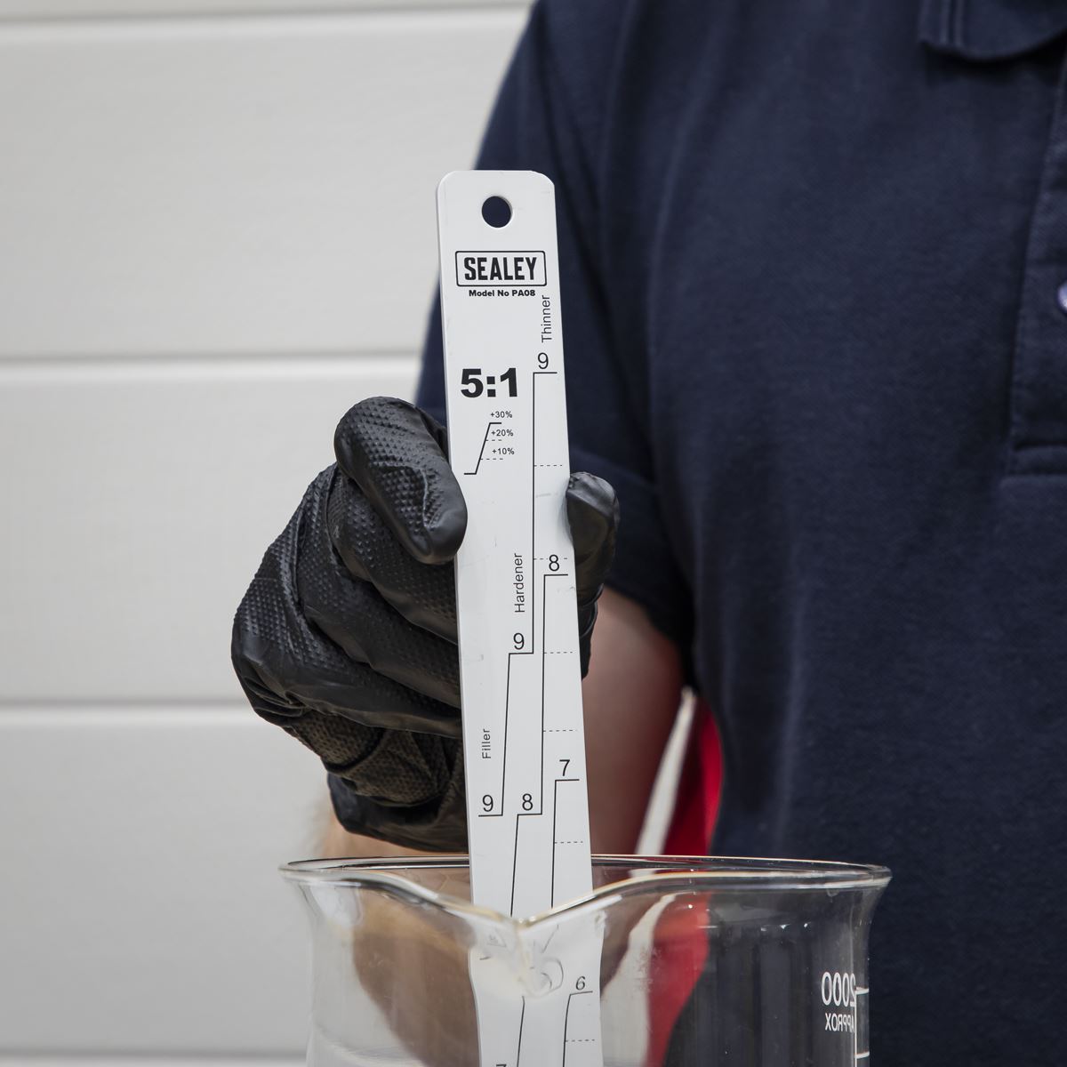 Sealey Aluminium Paint Measuring Stick 5:1/5:3 