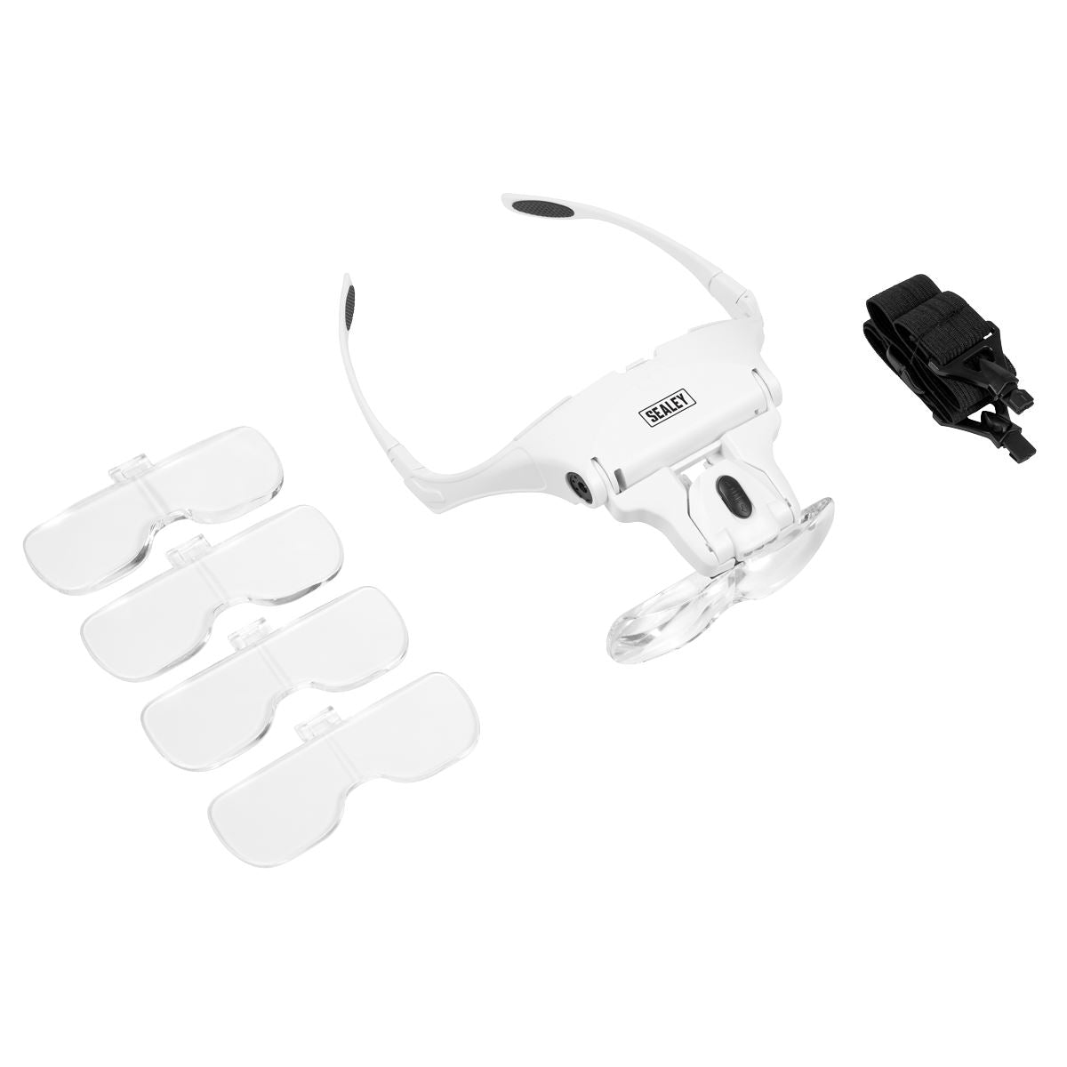 Sealey LED Magnifier Spectacles with Headband 