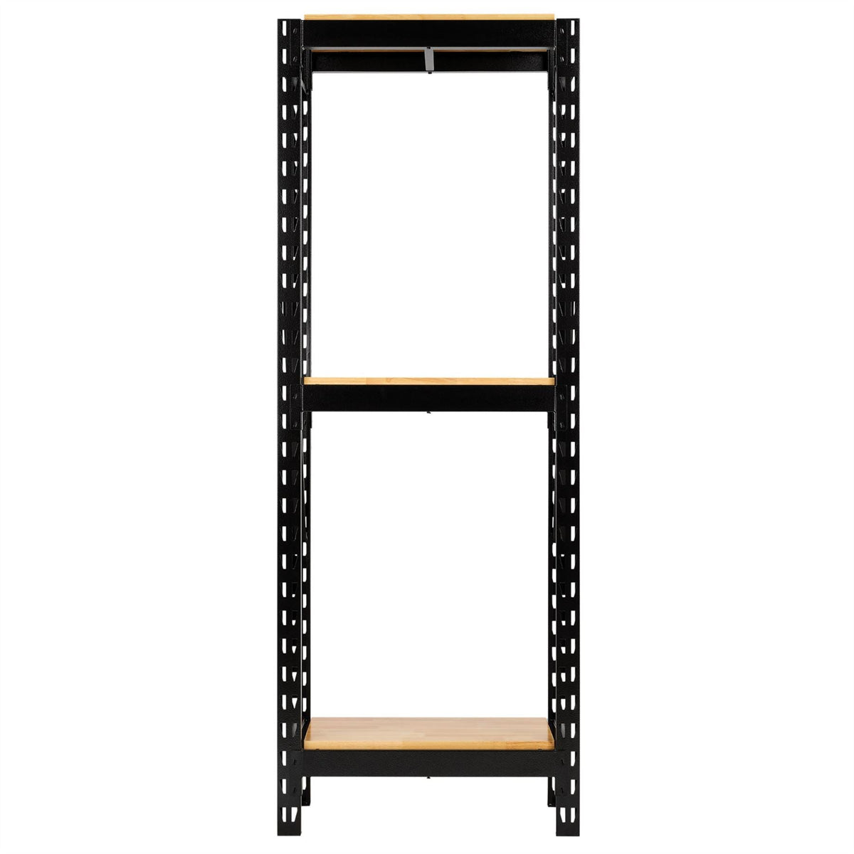 BUNKER 14 Piece Modular 3 Tier Racking with Hardwood Shelving 750mm 32465  White Rose Tools