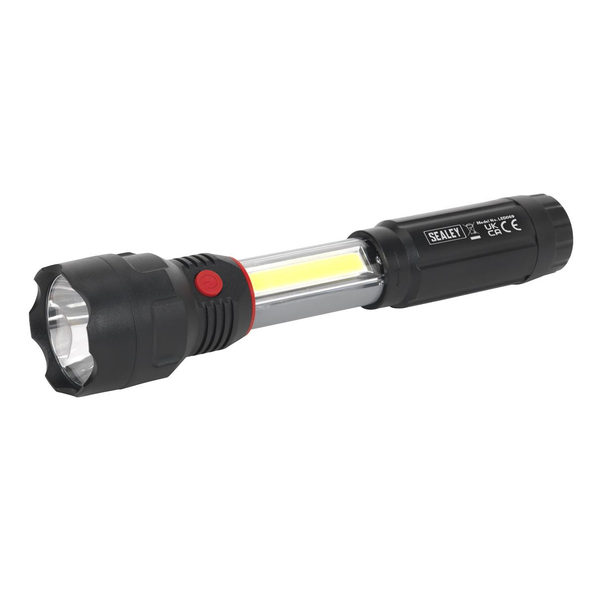 Sealey Torch/Inspection Light 3W COB & 3W LED 4 x AAA Cell 