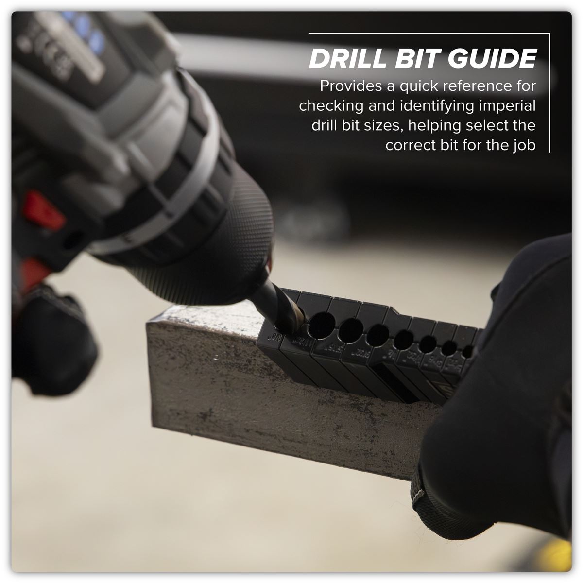 Sealey Drill Block Guide Imperial  White Rose Tools