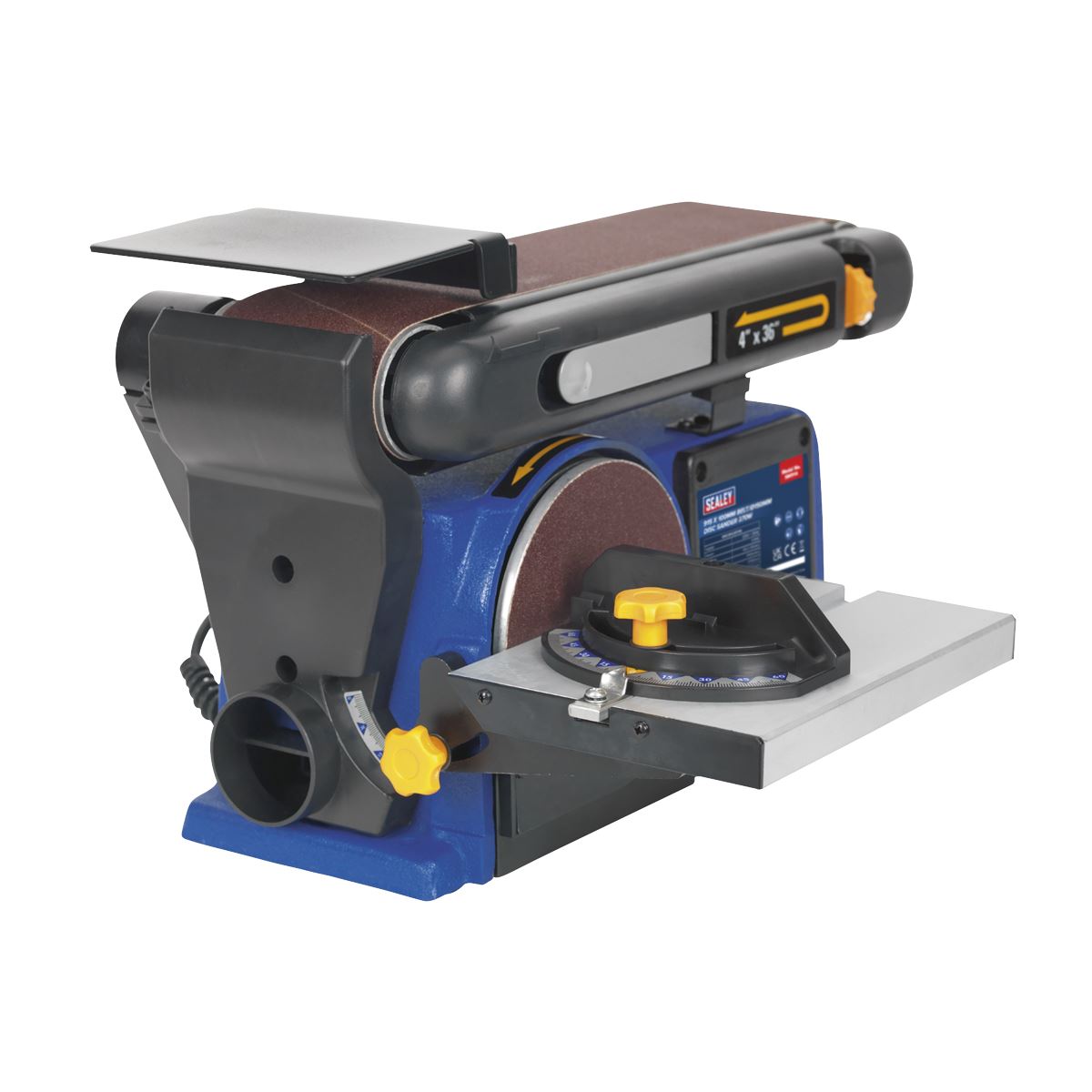 Sealey Belt/Disc Sander 915 x 100mm/Ø150mm 370W/230V