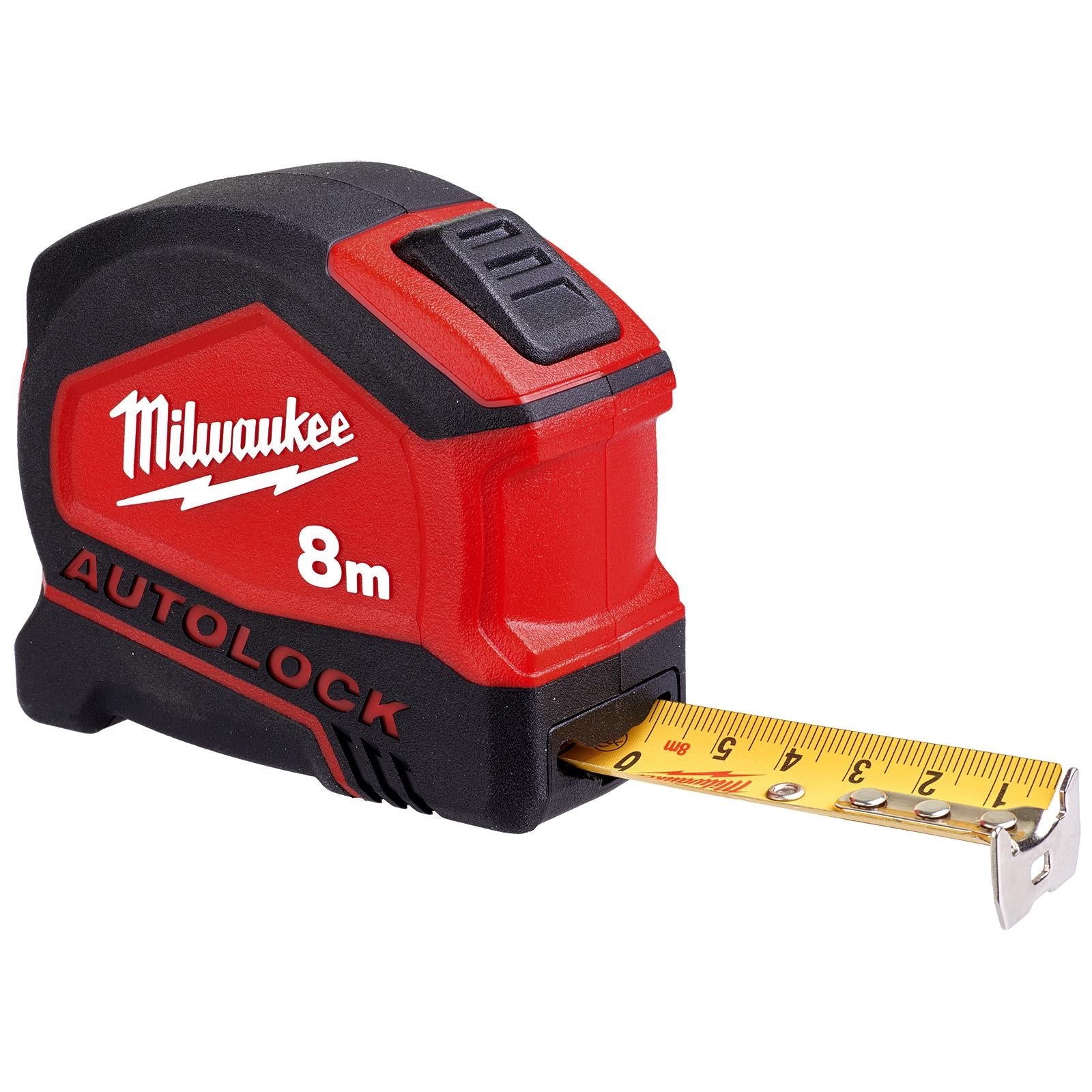 Milwaukee Tape Measure 8m Metric Autolock 25mm Blade Width 