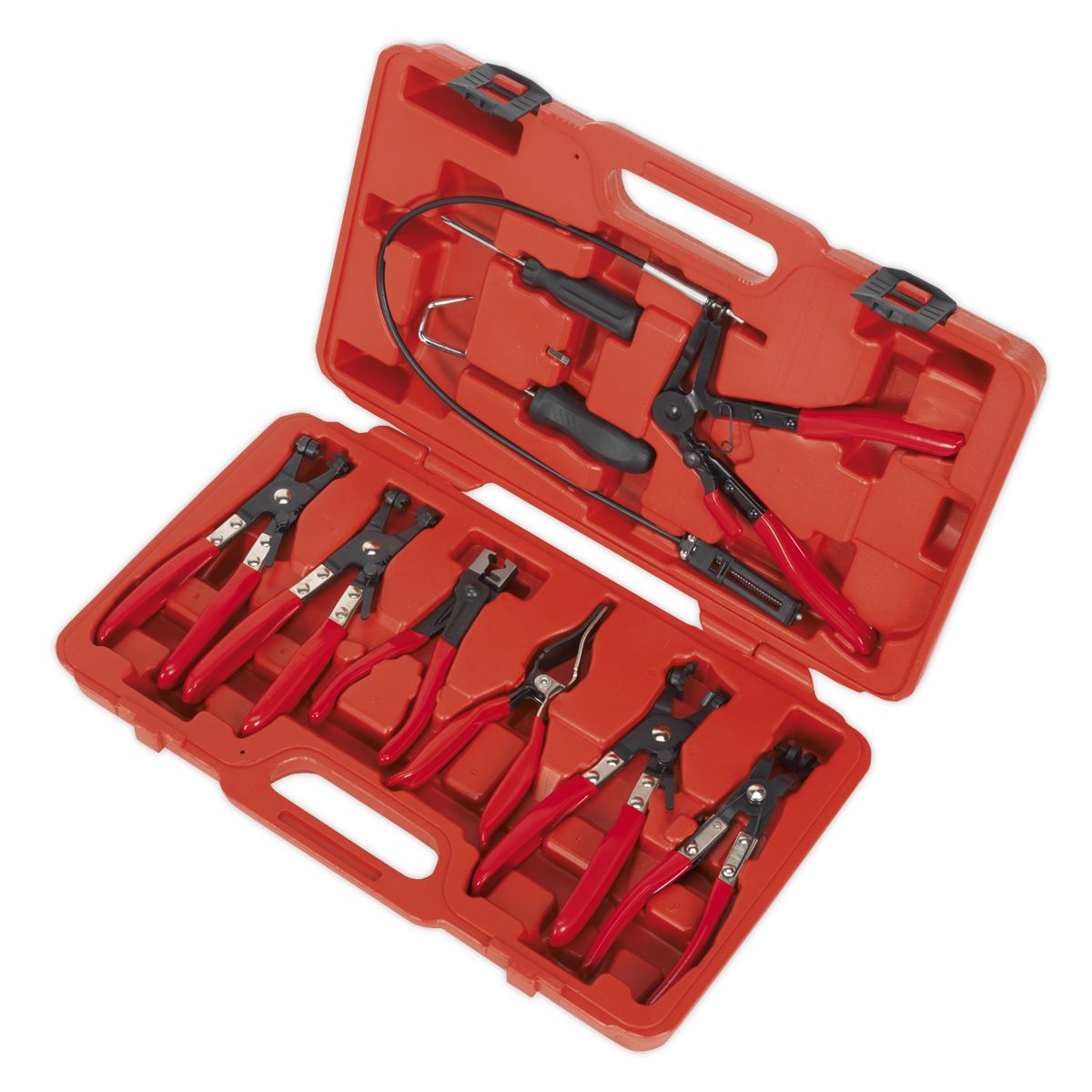 Sealey Hose Clip Removal Tool Set 9pc 