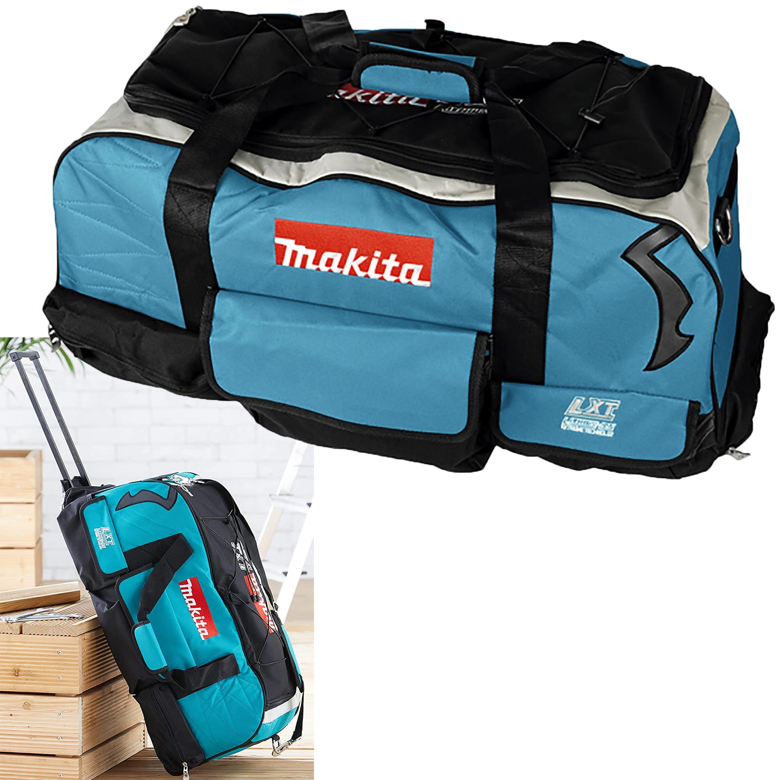 Makita Tool Bag on Wheels Telescopic Handle Heavy Duty 70 x 36 x 38cm LXT600 