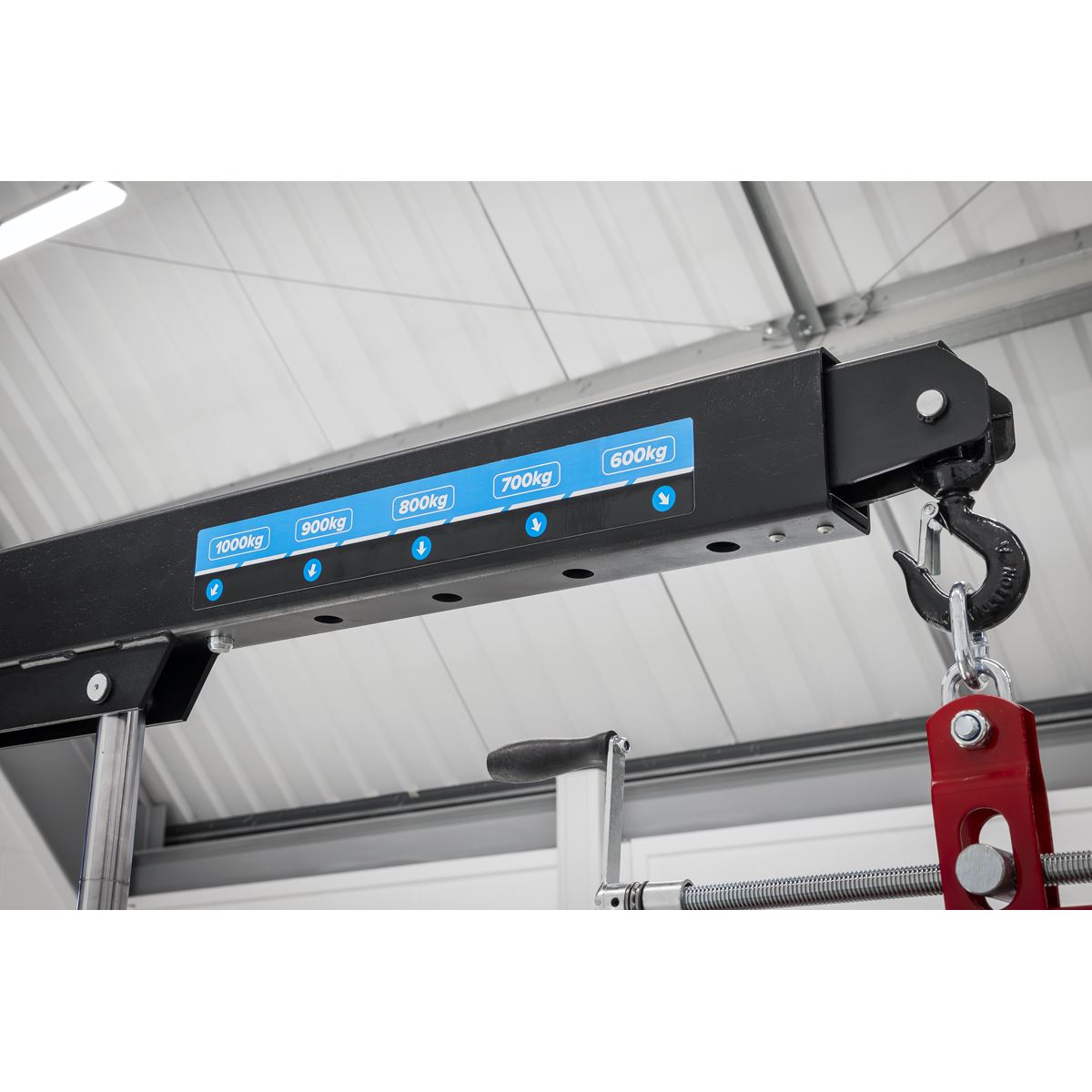 Sealey Viking Industrial Engine Crane 1 Tonne  White Rose Tools