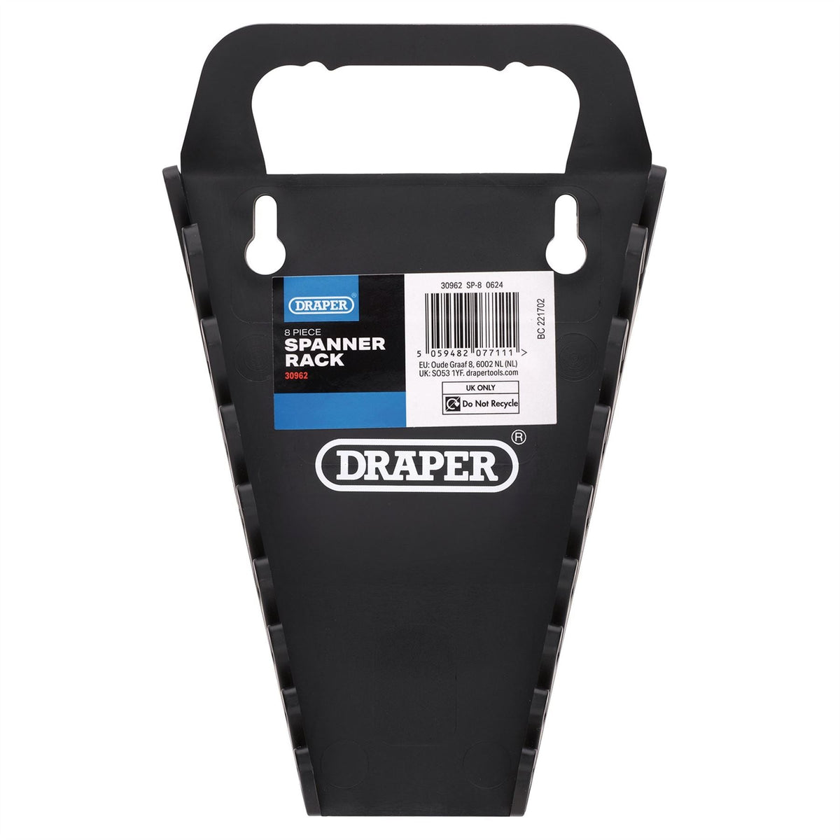 Draper Spanner Rack Capacity 8 30962  White Rose Tools