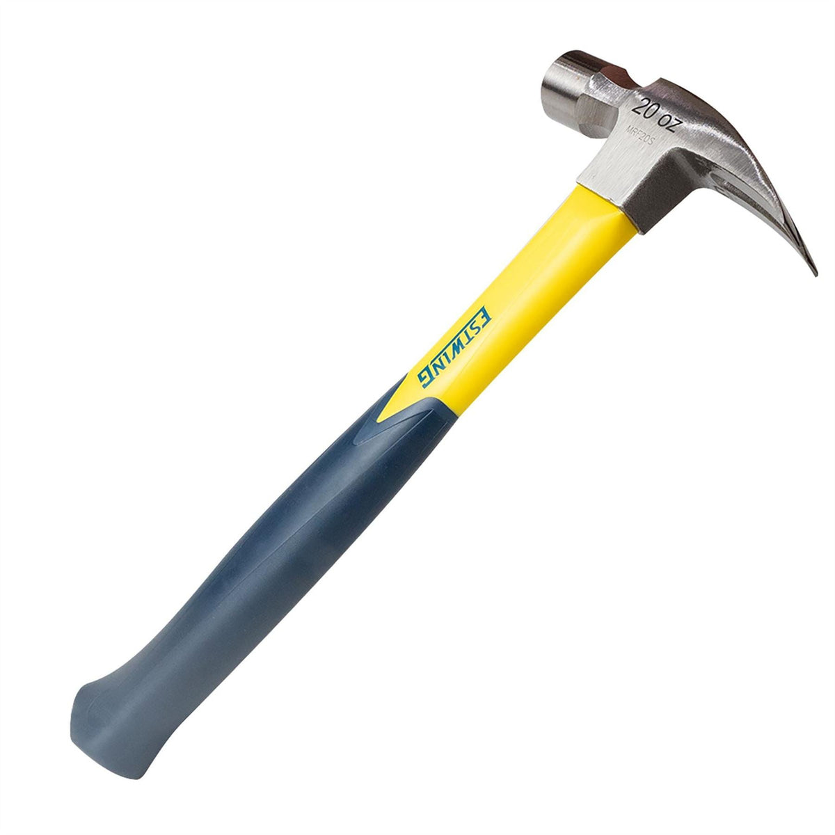 Estwing EMRF20S Sure Strike Straight Claw Hammer with Fibreglass Handle 20oz/567g 24083  White Rose Tools