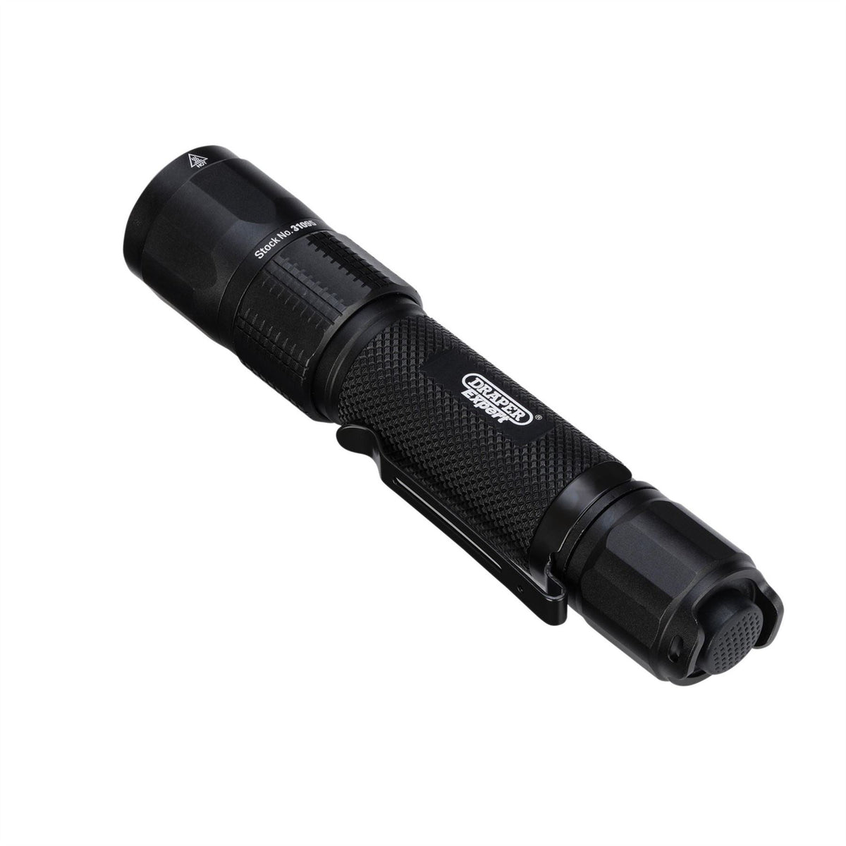 Draper Expert SMD LED USB Rechargeable High Performance Torch 12W 1200 Lumens USB-C Cable Supplied 31095  White Rose Tools