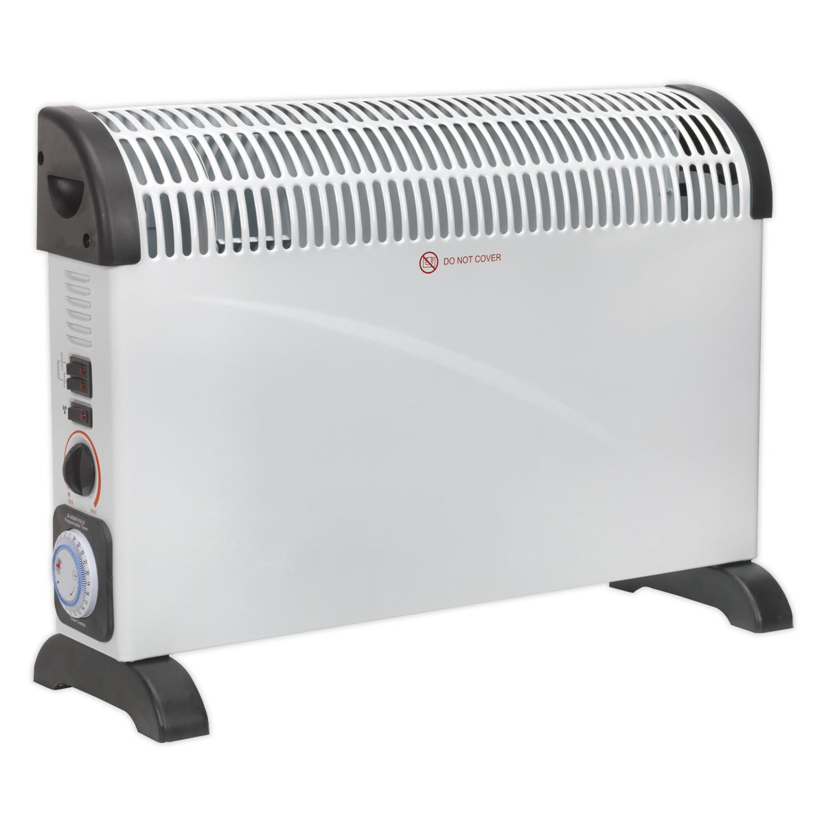 Sealey Convector Heater 2000W/230V with Turbo, Timer & Thermostat 