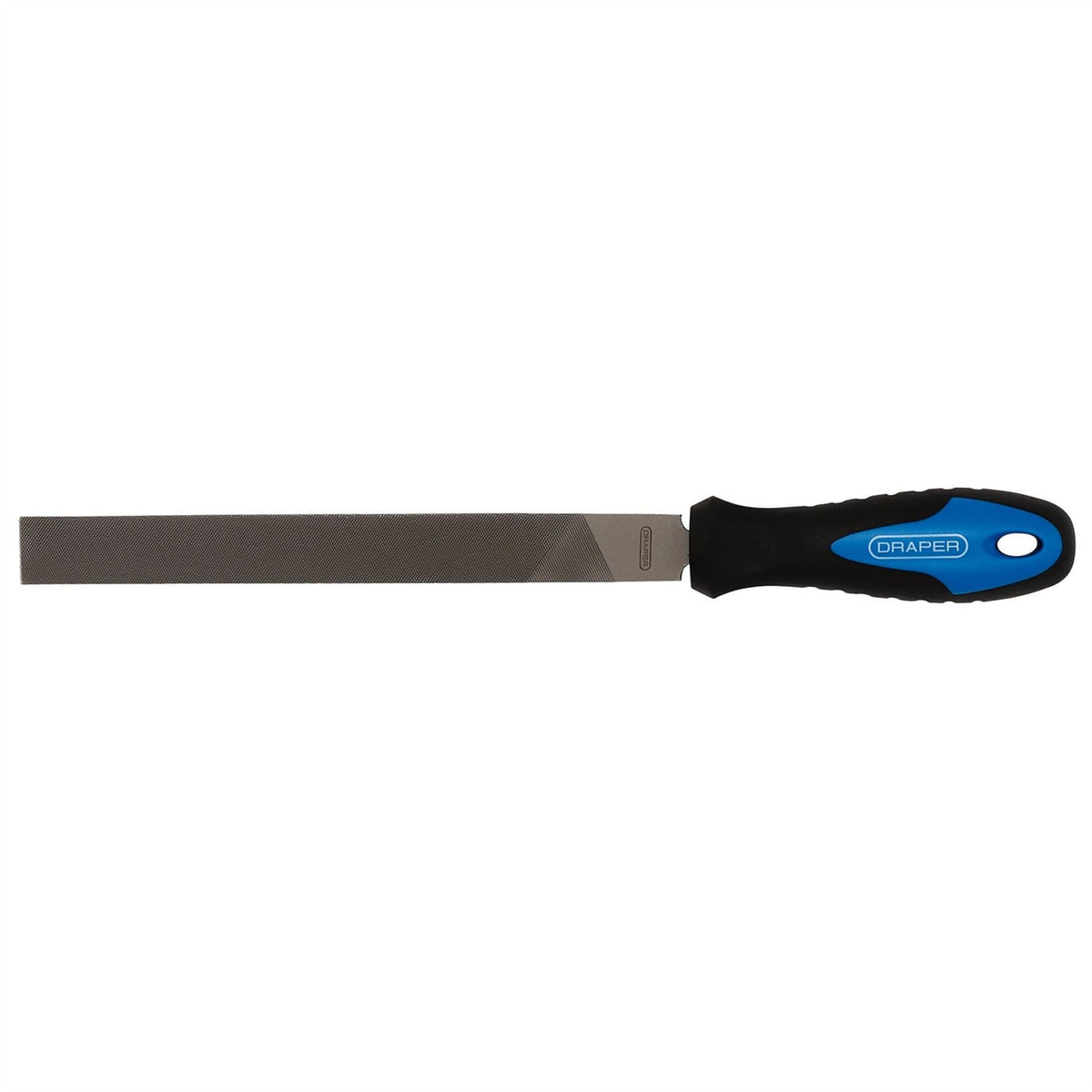 Draper Soft Grip Engineers Hand File and Handle 200mm 44953  White Rose Tools