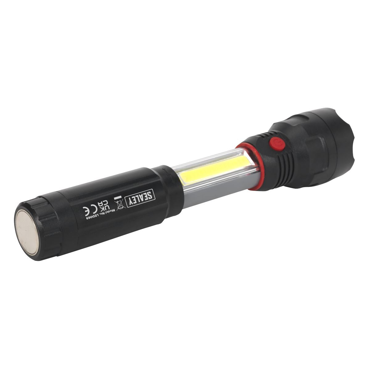 Sealey Torch/Inspection Light 3W COB & 3W LED 4 x AAA Cell 