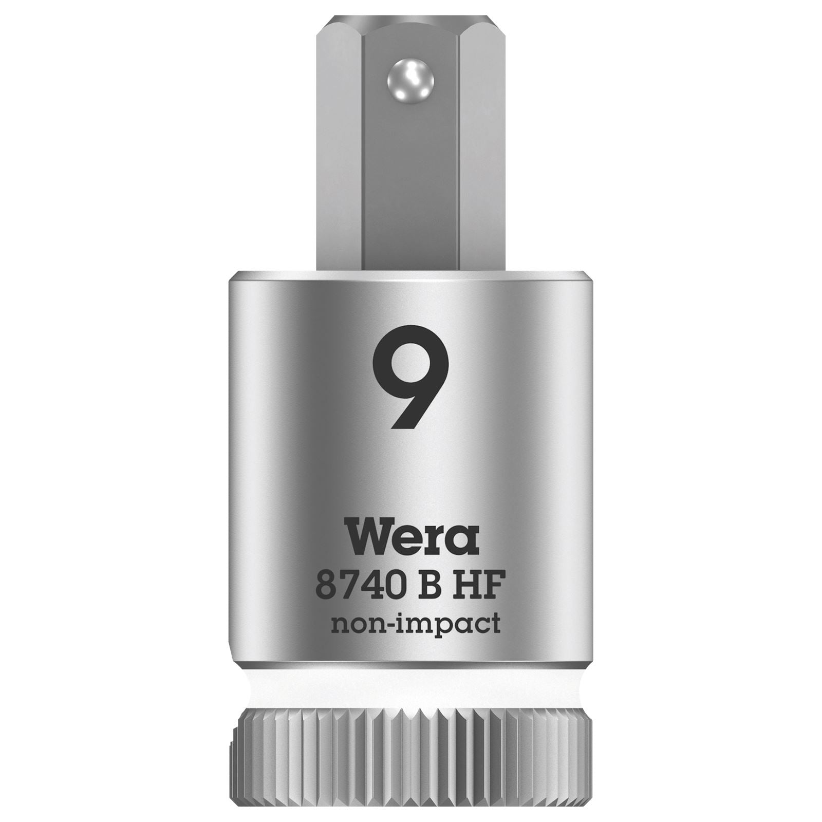 Wera Socket Bit Hex HF 3/8" Drive Zyklop Socket Bits with Holding Function 8740 B 3-10 mm