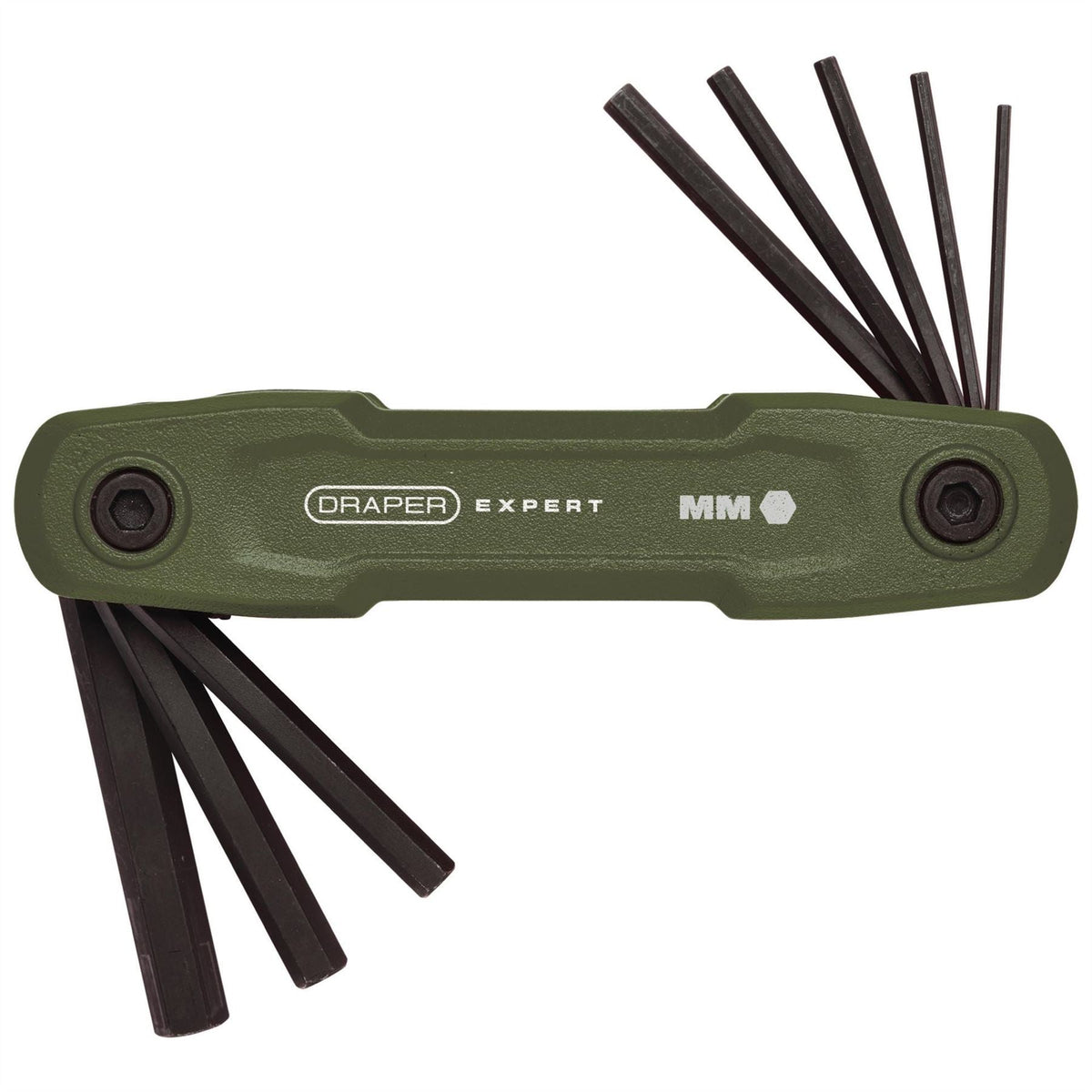 Draper Expert Metric Folding Hex Key Set (8 Piece) 31109  White Rose Tools