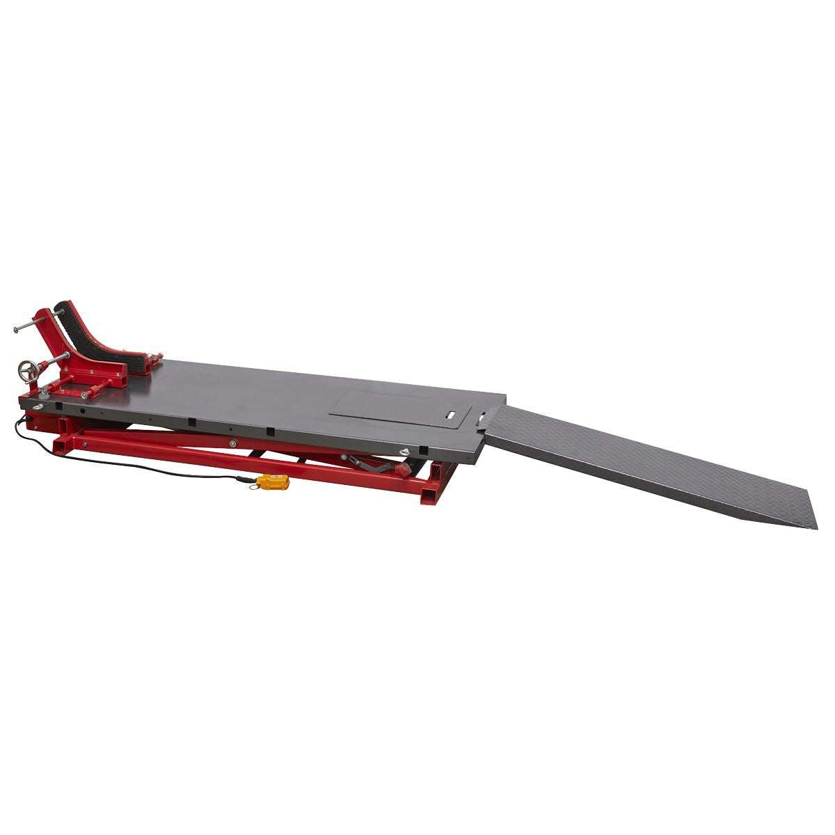 Sealey Heavy-Duty Electro/Hydraulic Motorcycle Lift 680kg Capacity 