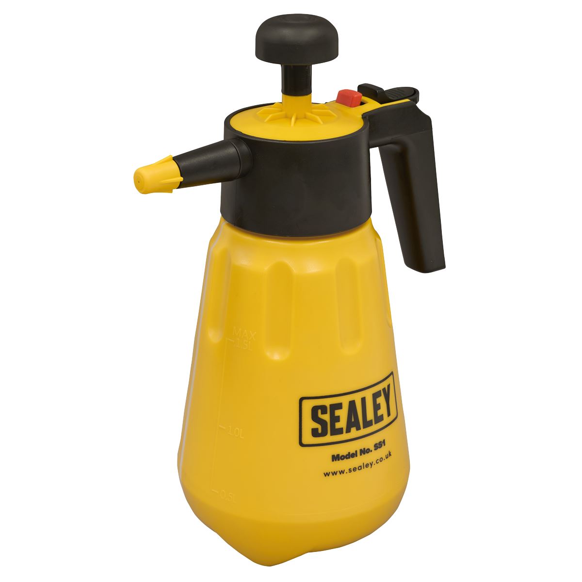Sealey Pressure Sprayer 1.5L Hand Gardening Pesticide Herbicide Fluid Bottle 