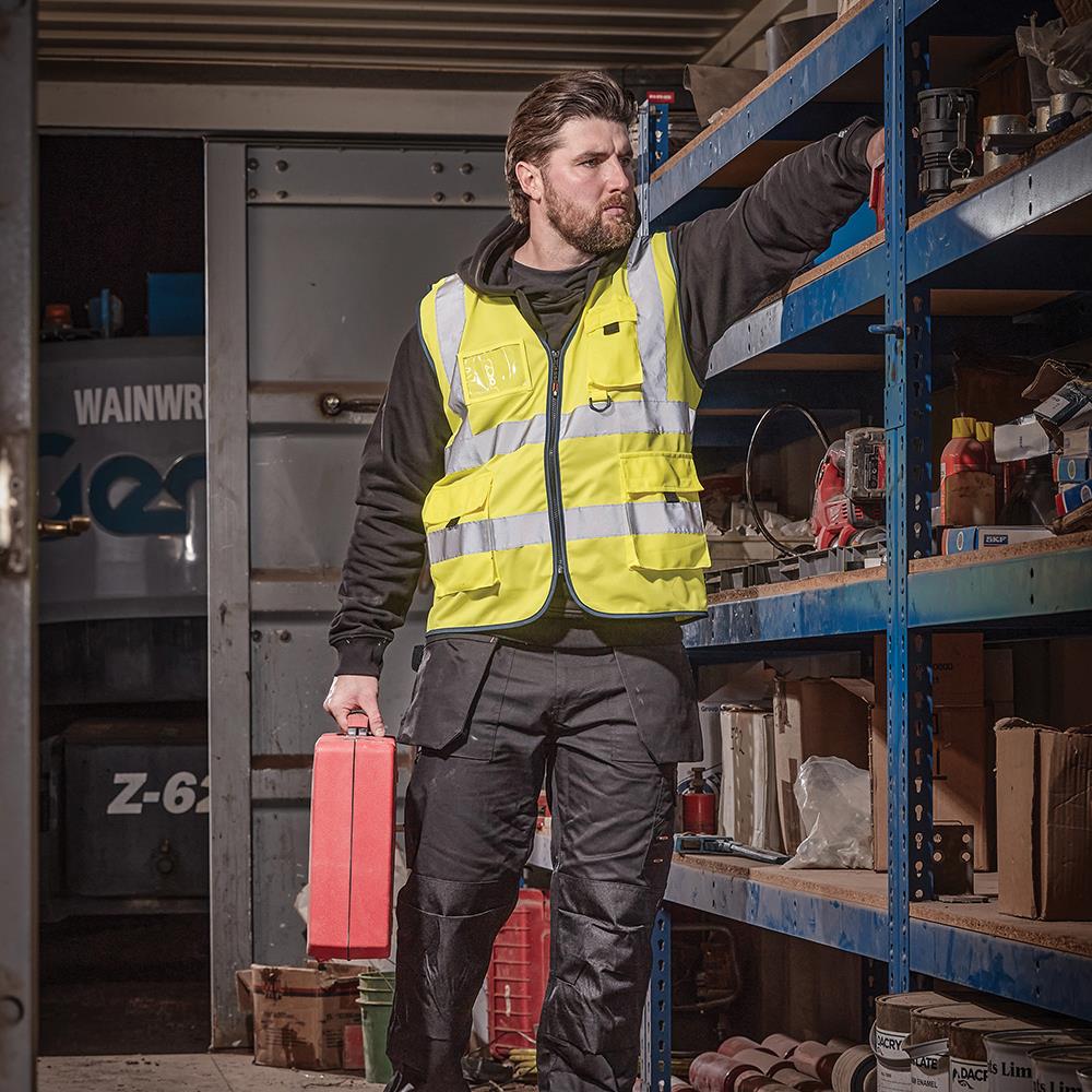 Scruffs High Visibility Technical Vest Class 2 Yellow - Choose Size