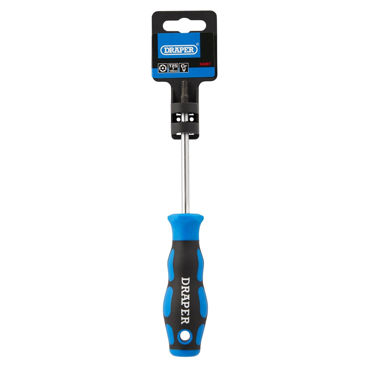 Draper TX-STAR® Soft Grip Security Screwdriver T25 34267  White Rose Tools