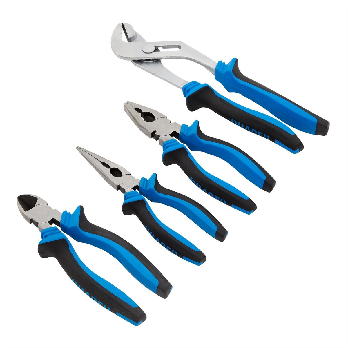 Draper Soft Grip Pliers Set (4 Piece) 81147  White Rose Tools