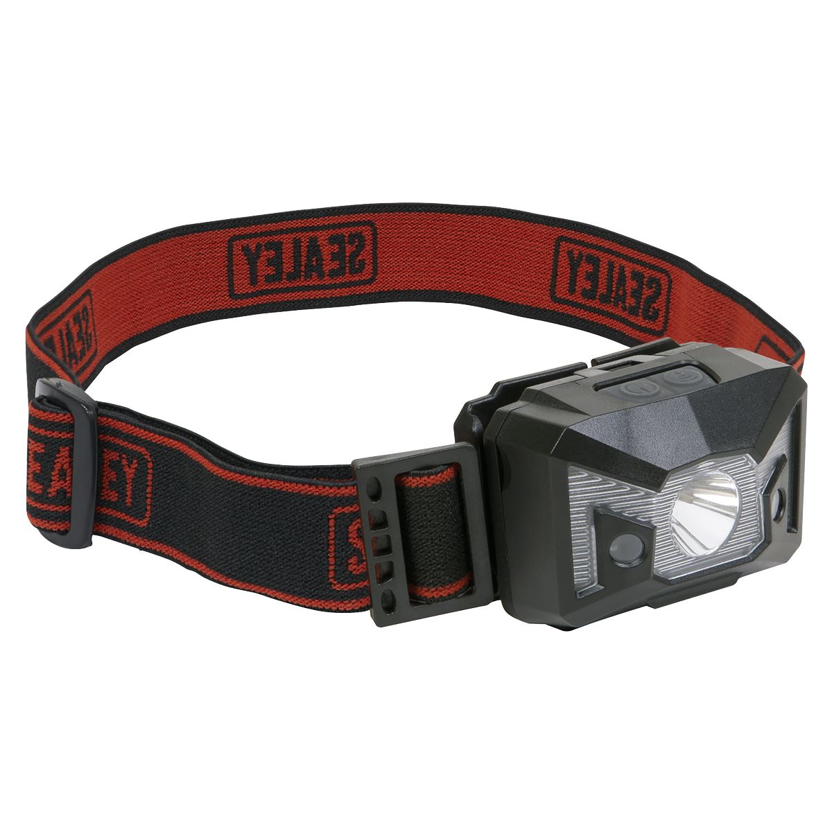 Sealey Head Torch 3W SMD & 2 Red LED 3 x AAA Cell with Auto-Sensor 