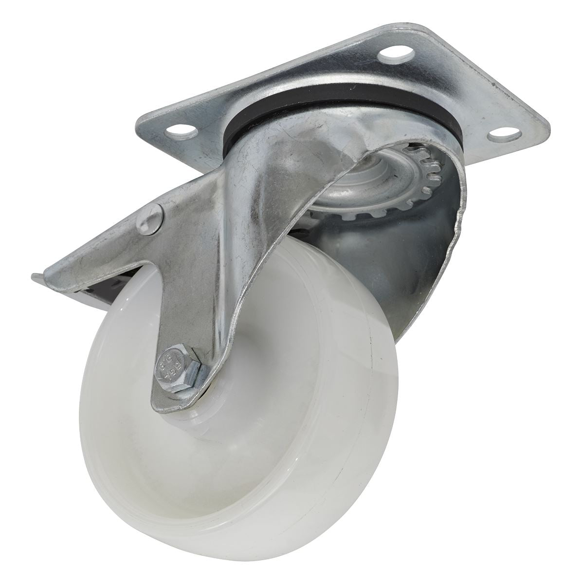Sealey Castor Wheel Swivel Plate with Total Lock Ø100mm 