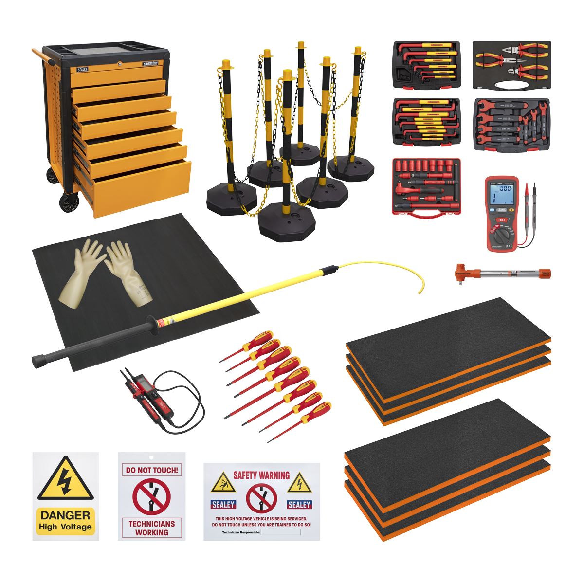 Sealey 19pc EV/Hybrid Master Tool Kit 