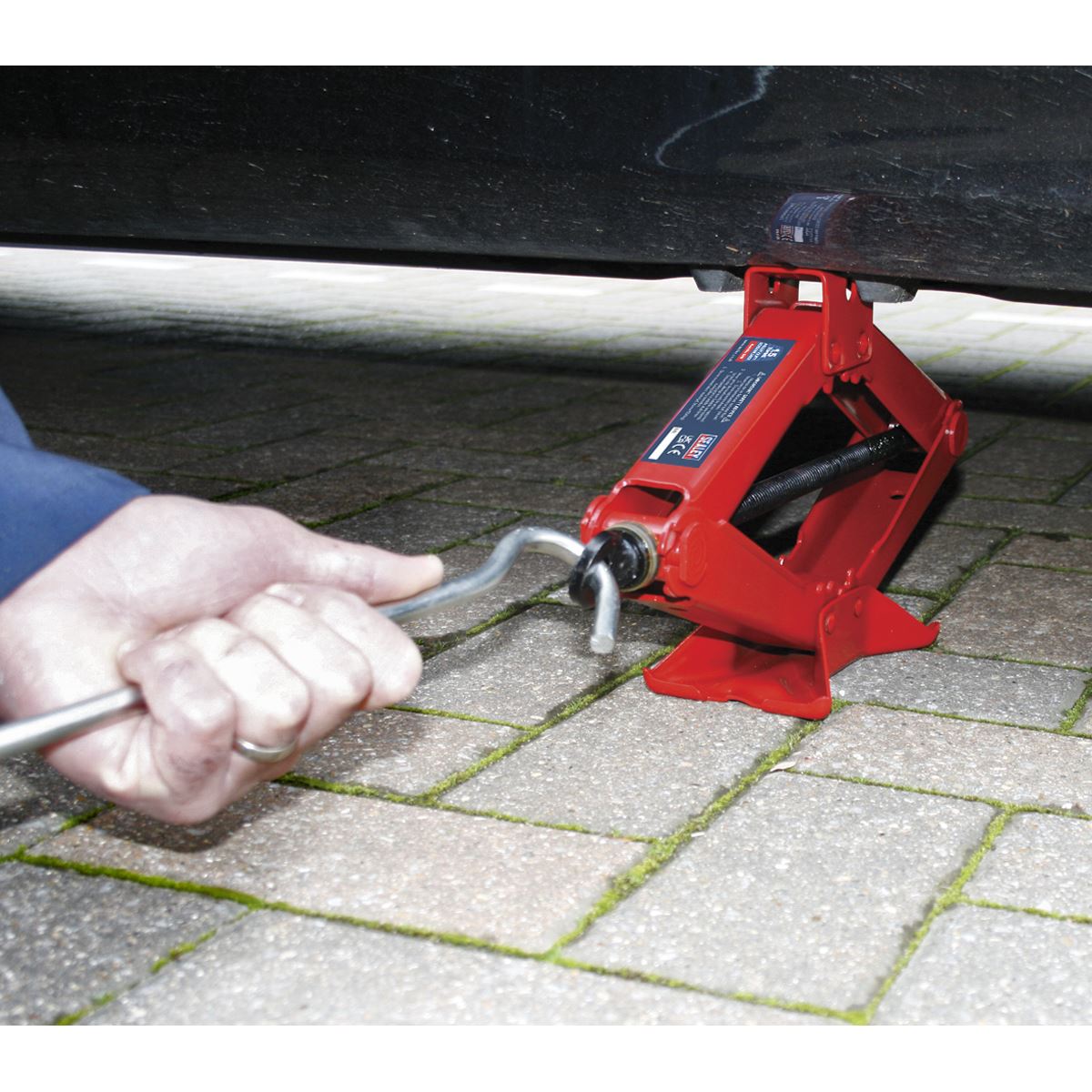 Sealey Heavy-Duty Scissor Jack 1.5 Tonne 