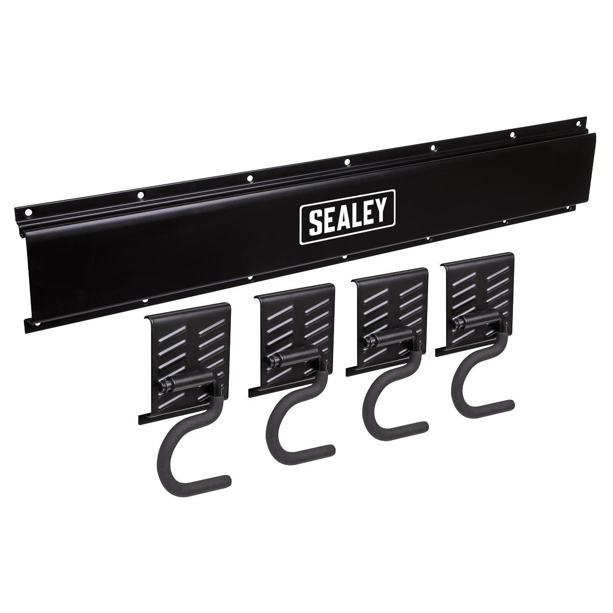 Sealey 4 Hook Storage Rail Wall Mounting