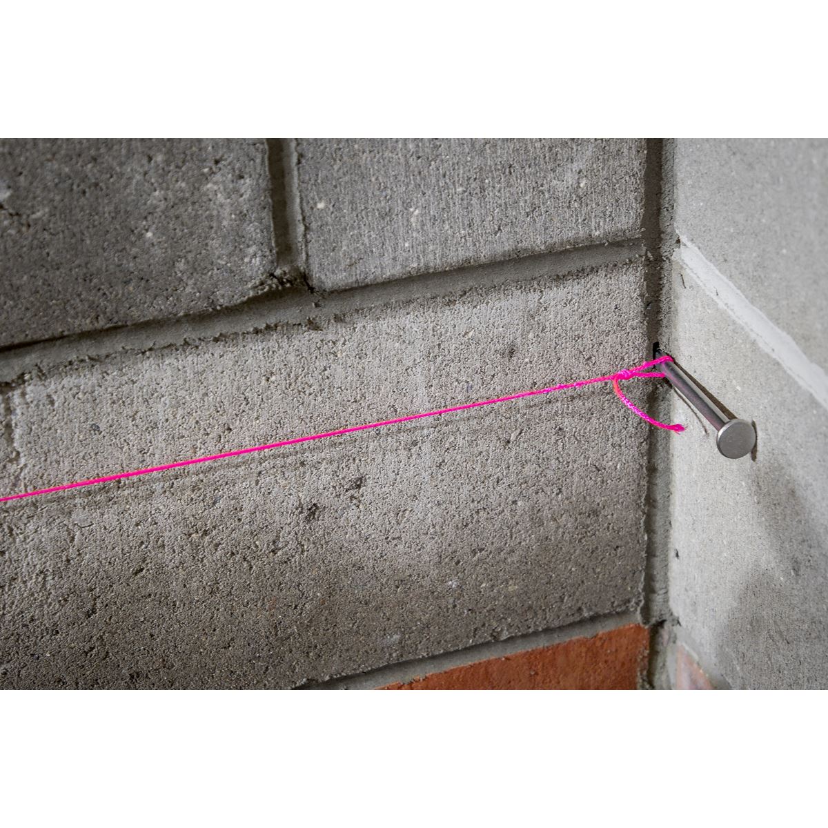 Sealey Braided Pink Nylon Brick Line - 76m