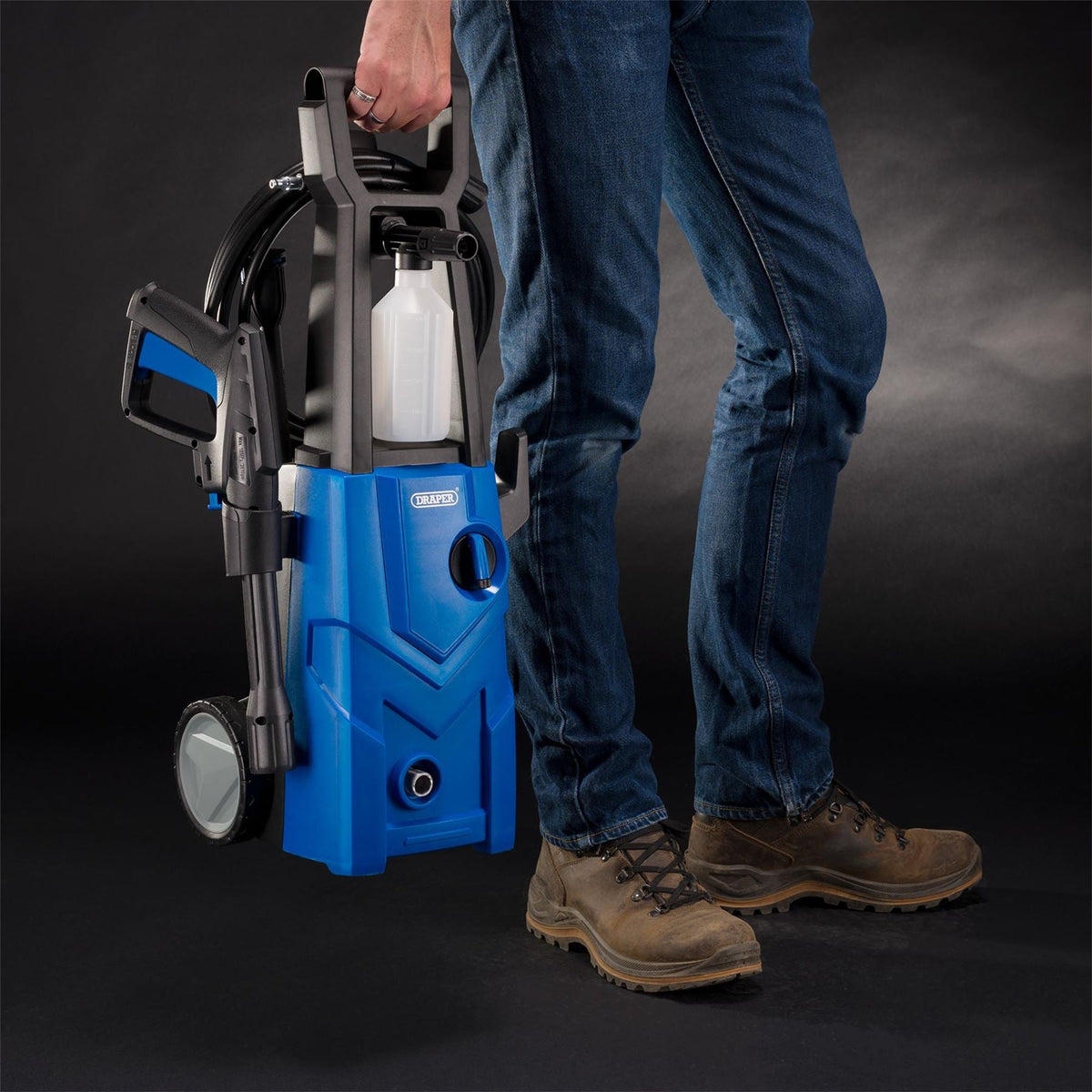 Draper 230V Pressure Washer 1600W 135bar 98676  White Rose Tools