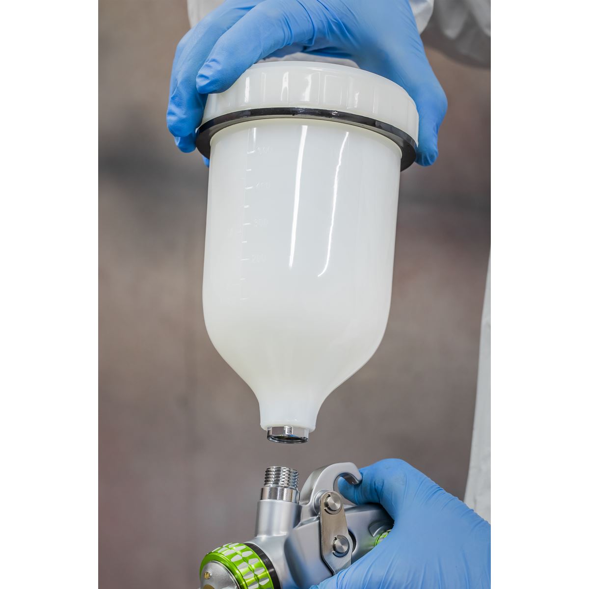 Sealey Premier LVLP Gravity Feed Spray Gun - 1.4mm Set-Up 