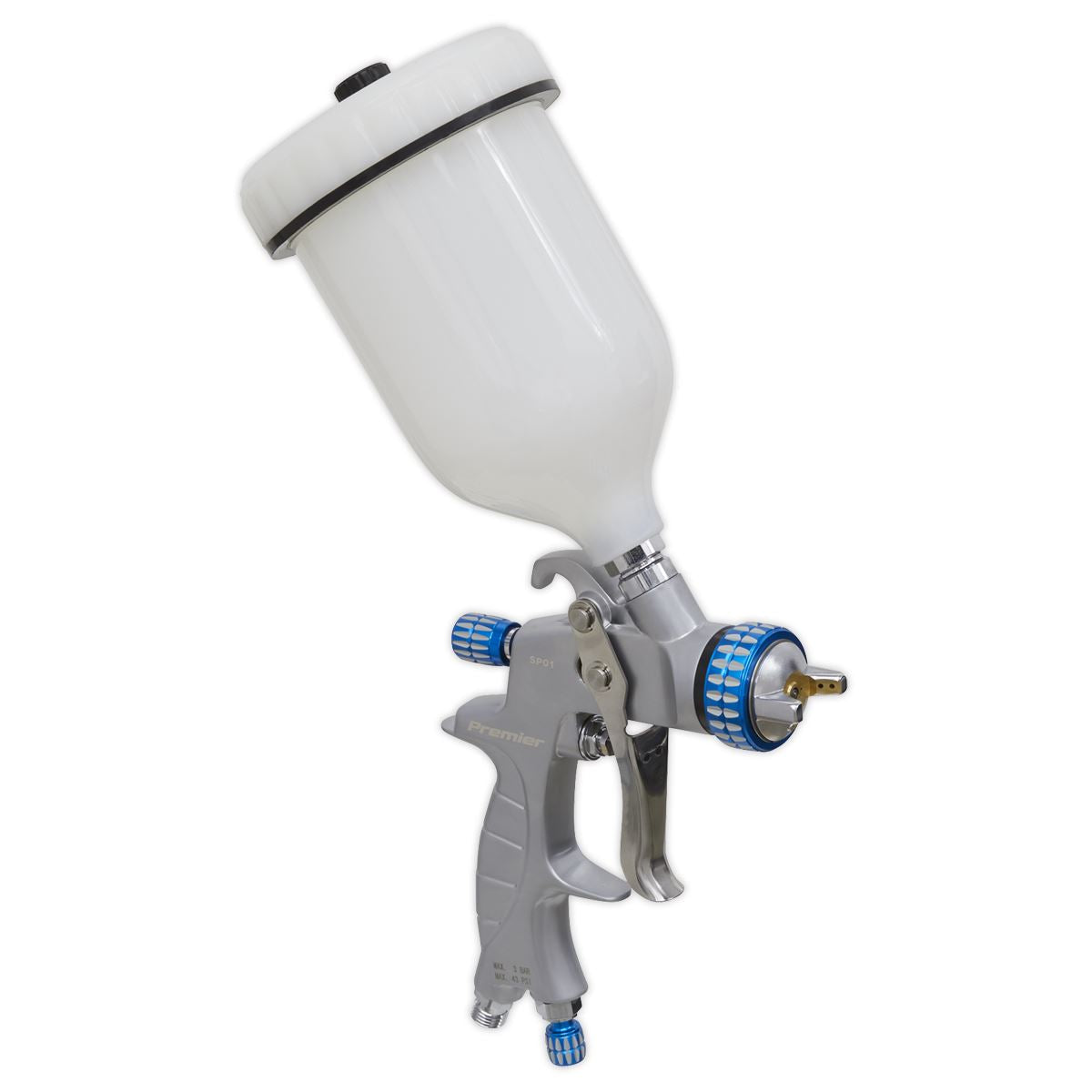 Sealey Premier SP Gravity Feed Spray Gun - 1.4mm Set-Up 