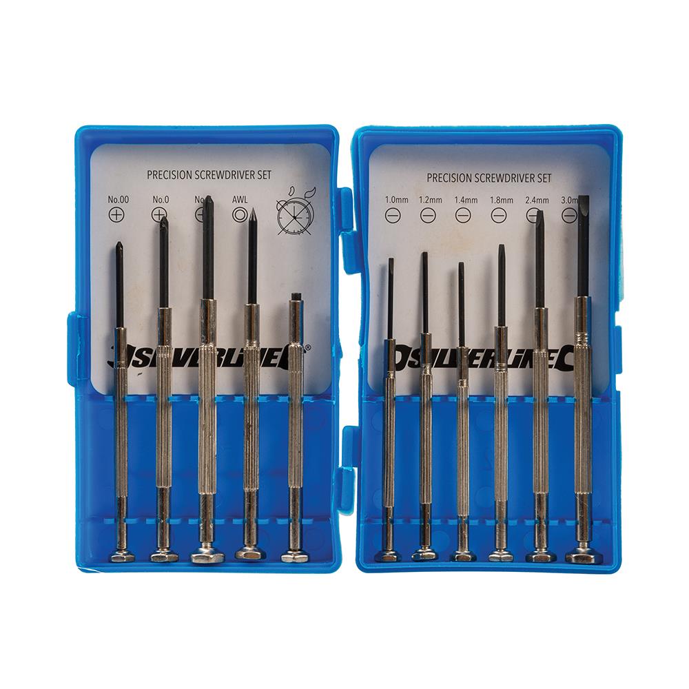 Silverline Jewellers Screwdriver Set 11pce 633602