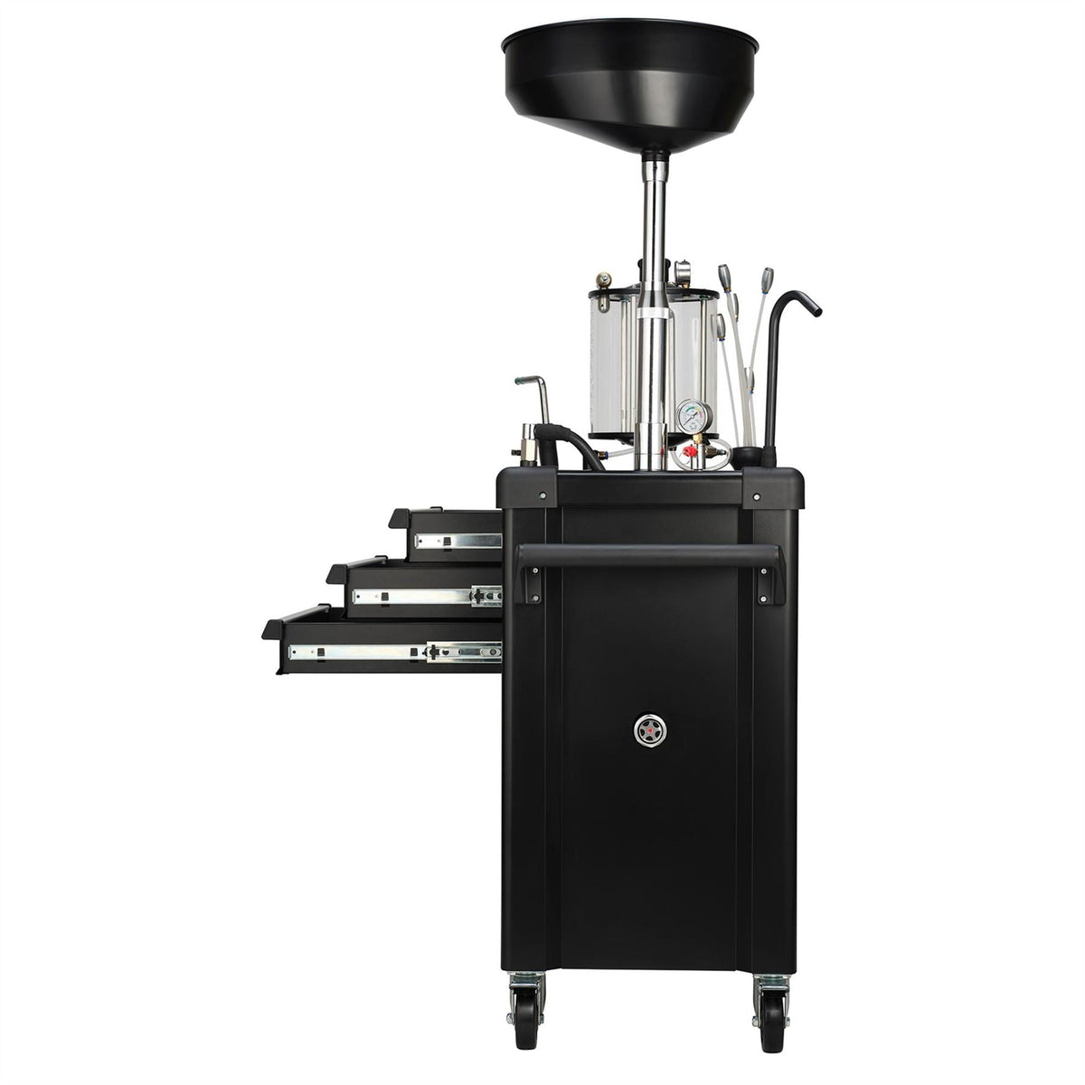 Draper Expert Mobile Oil Service Station & Chamber and Oil Drain Pan 30205  White Rose Tools