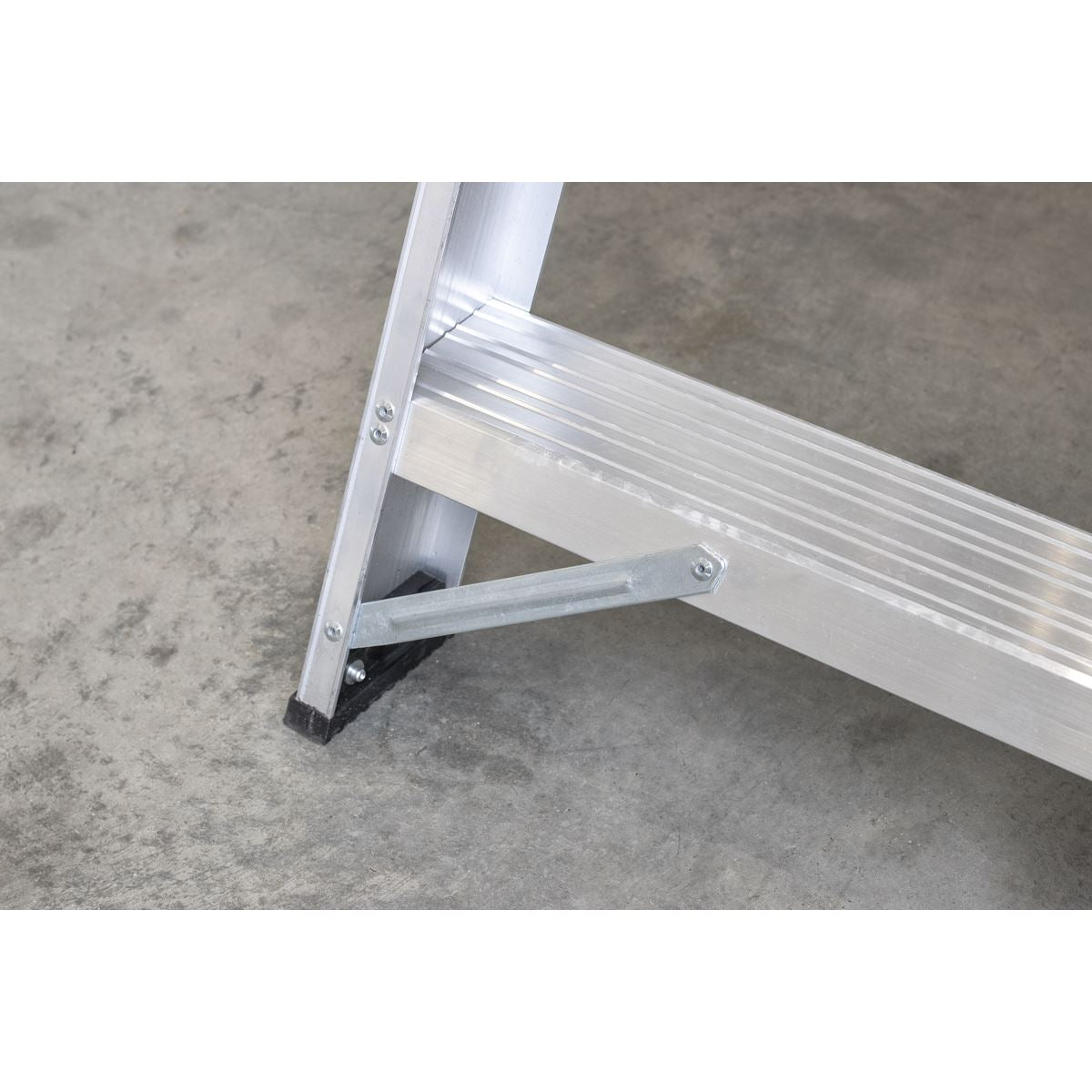 Sealey Aluminium Step Ladder 12-Tread Industrial BS EN 131