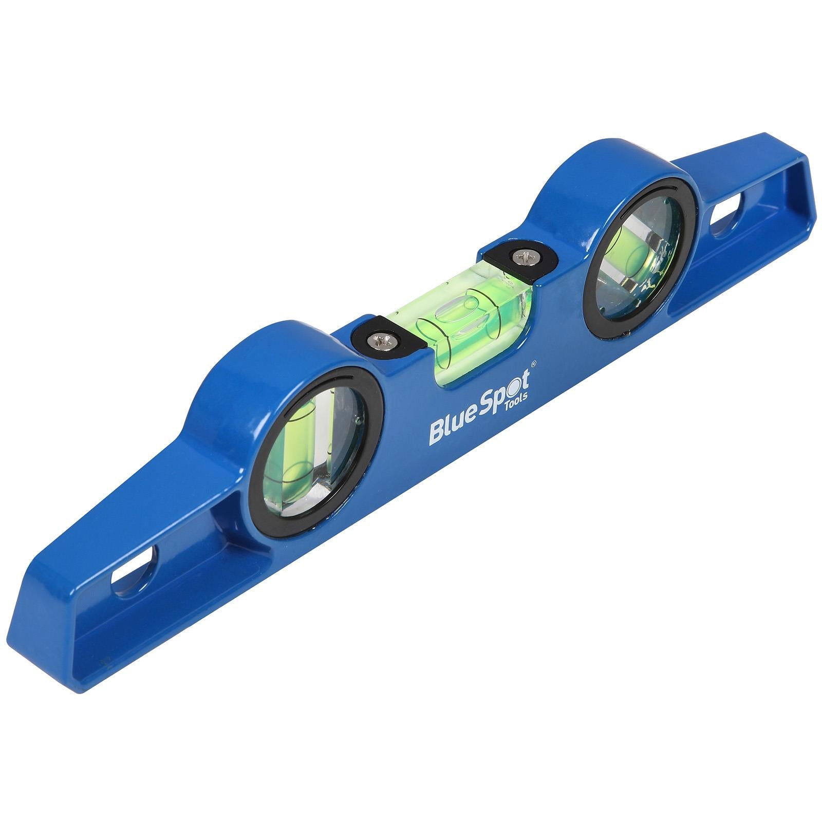 BlueSpot Magnetic Scaffold Level 250mm 10" 3 Vials