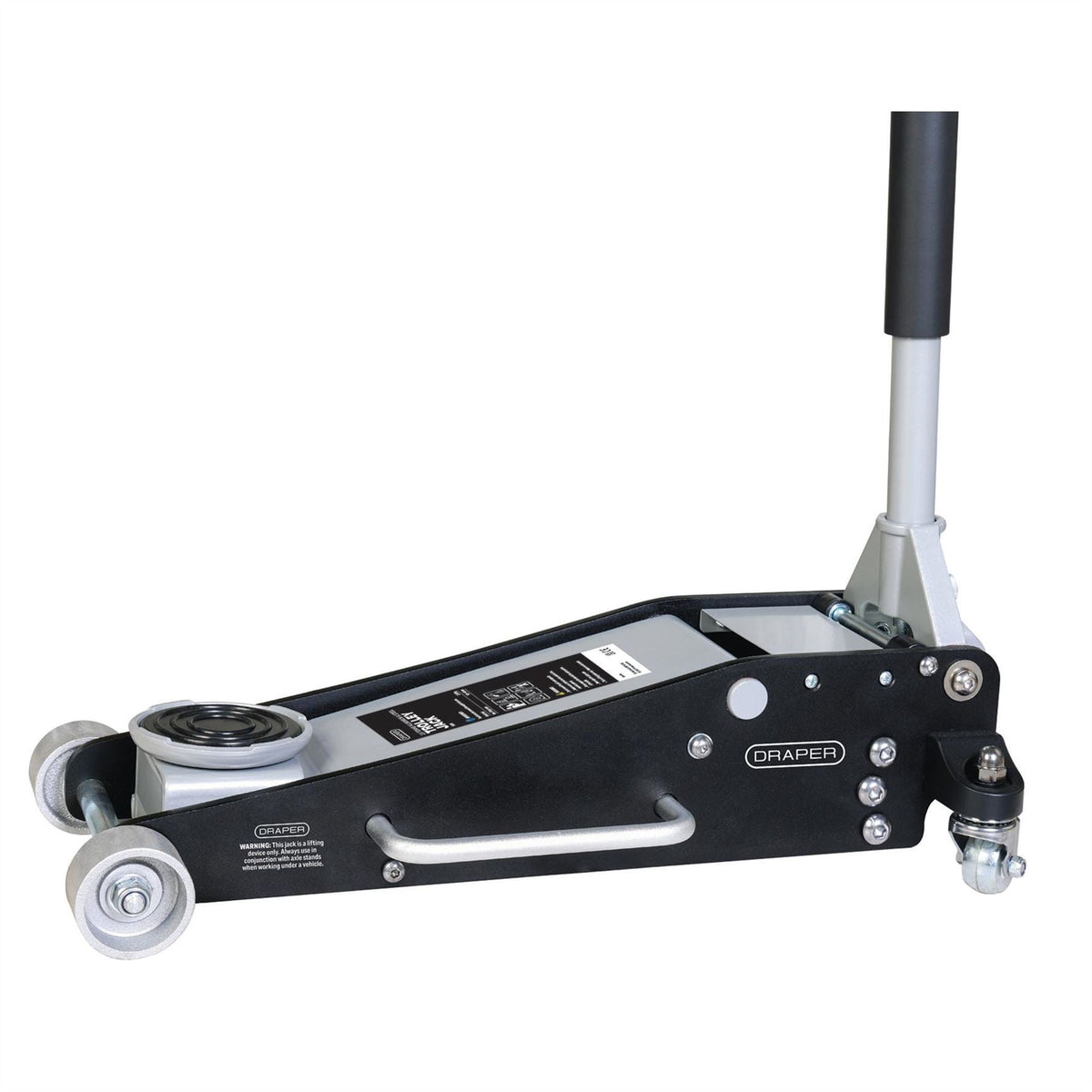 Draper Aluminium and Steel Racing Trolley Jack 2.5 Tonne 13929  White Rose Tools