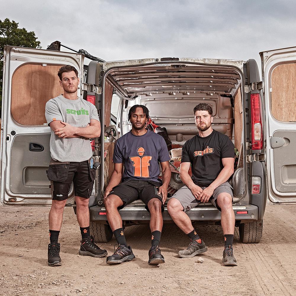 Scruffs Houghton 3 Pack Logo T-Shirt - Choose Size