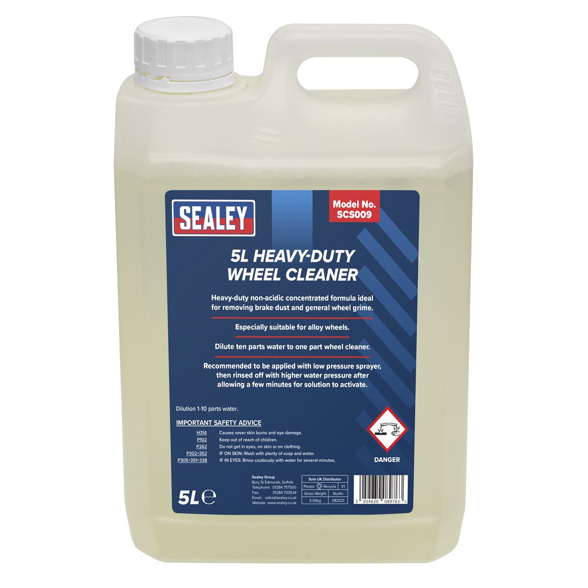 Sealey Wheel Cleaner Heavy-Duty 5L
