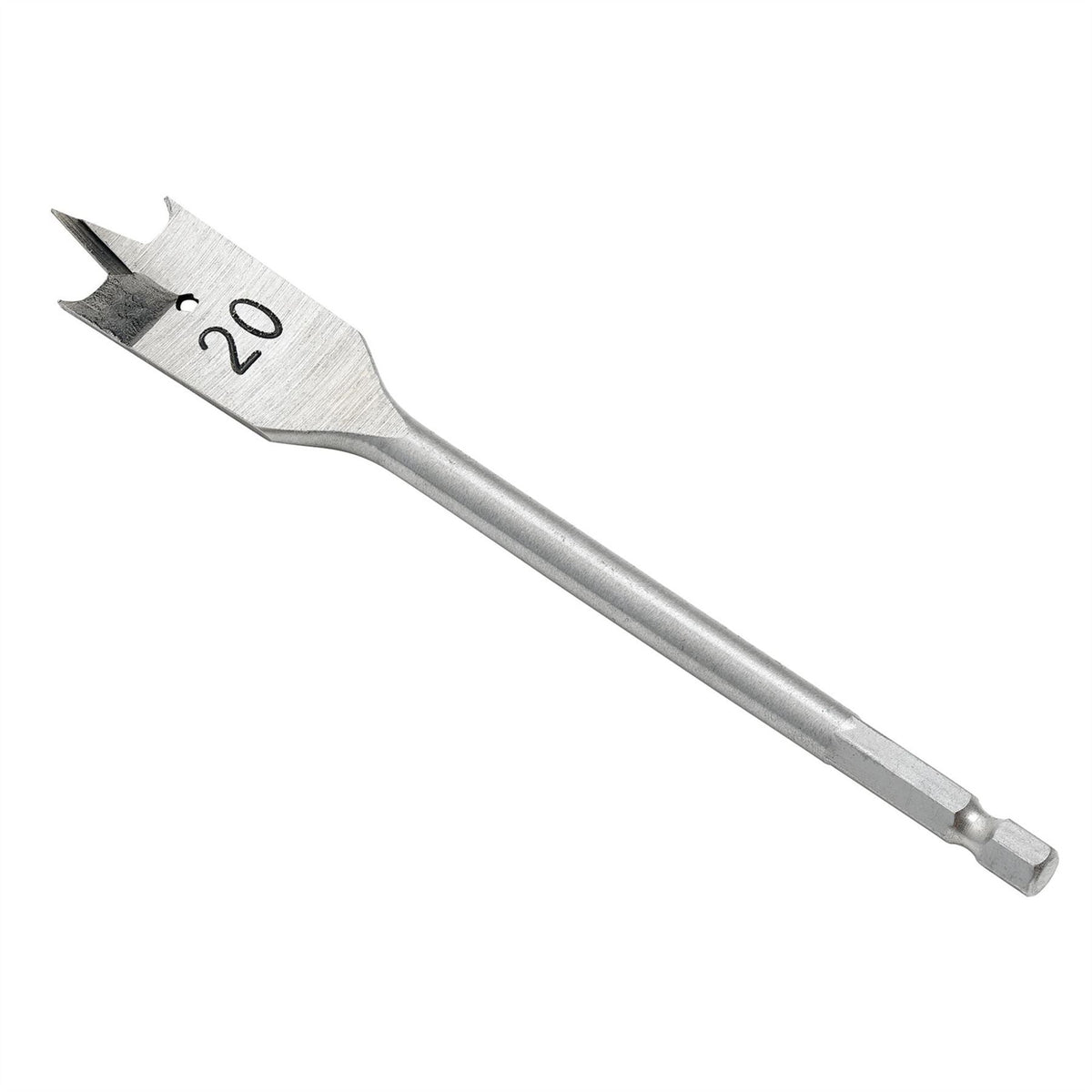 Draper Flat Wood Drill Bit 20 x 152mm 41552  White Rose Tools