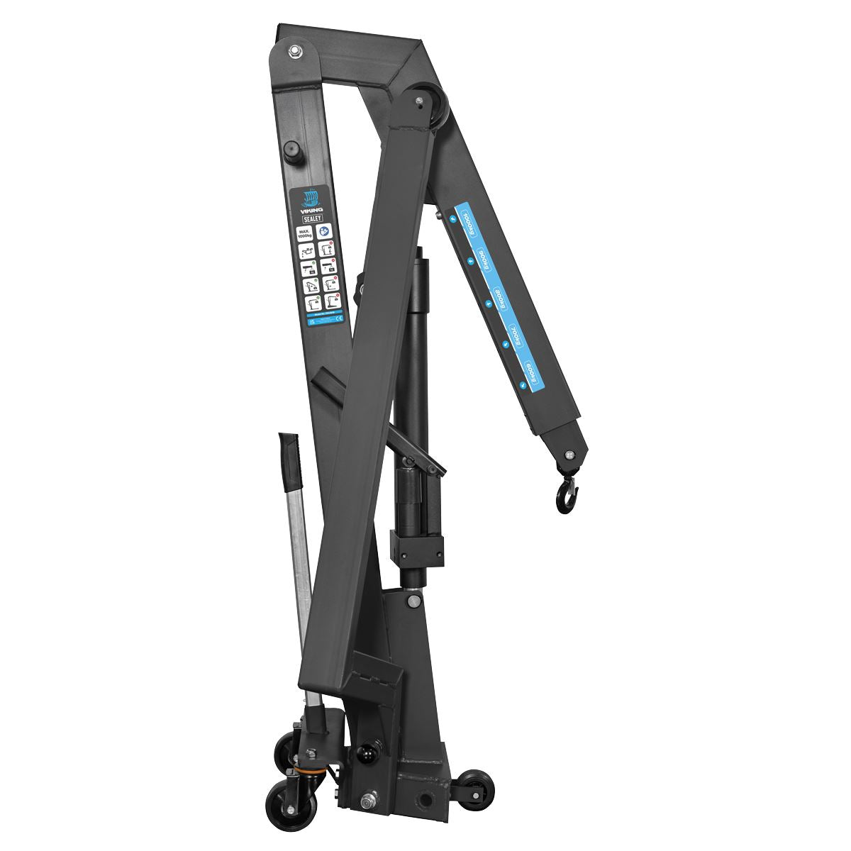 Sealey Viking Industrial Engine Crane 1 Tonne  White Rose Tools