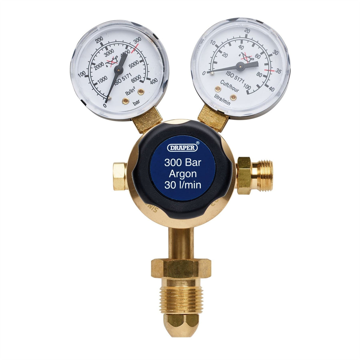 Draper Argon Regulator 300 Bar 35017  White Rose Tools