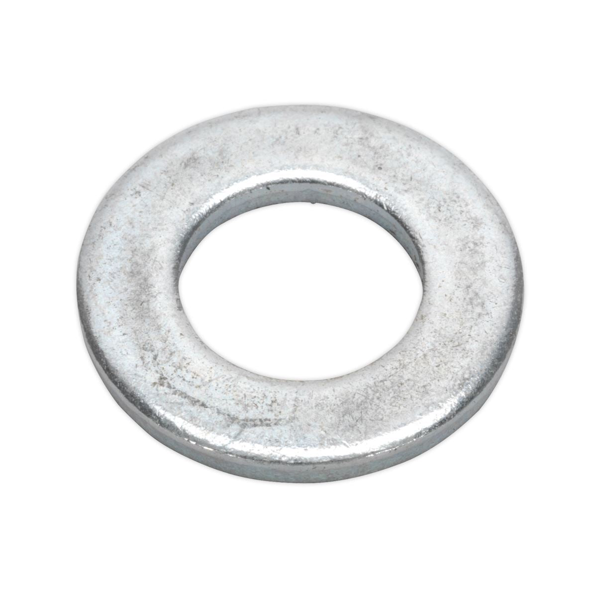 Sealey 100 Pack M12 x 24mm Zinc Flat Washer DIN 125 Form A 
