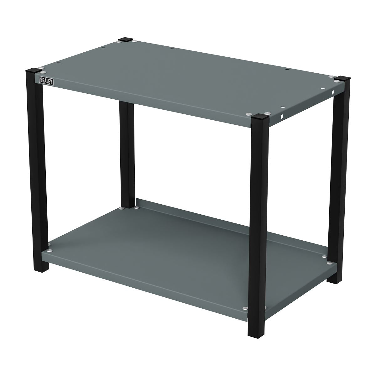 Sealey Modular Racking Top 2 Shelves Unit 580mm  White Rose Tools