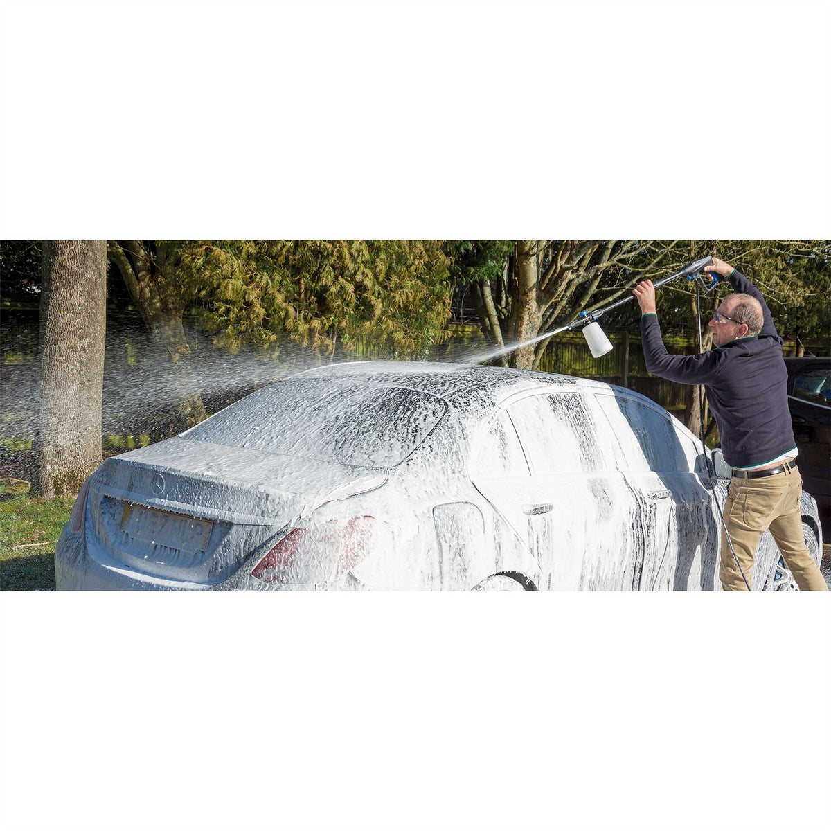 Draper 230V Pressure Washer 1600W 135bar 98676  White Rose Tools