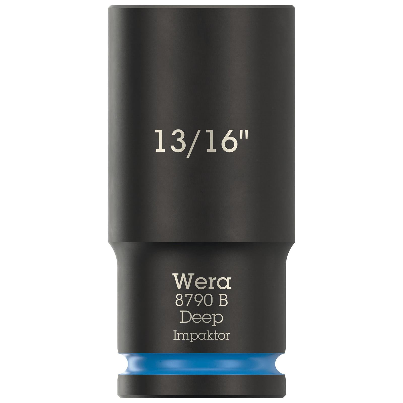 Wera Impact Socket Deep 3/8" Drive 8790 B Impaktor Metric Imperial - Choose Size  White Rose Tools